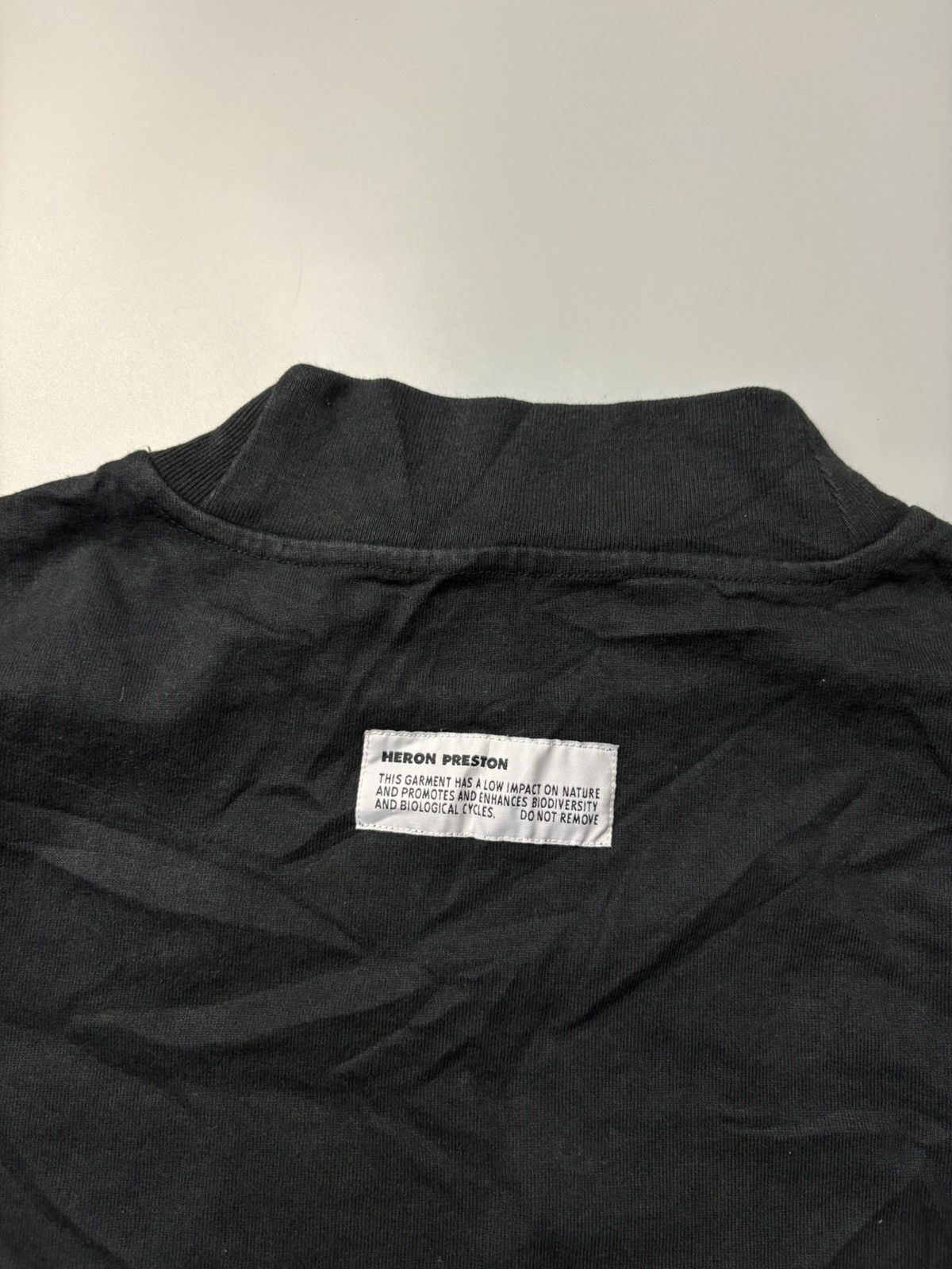 Heron Preston Heron Preston HP Brush Long-Sleeve Turtleneck T-shirt Size US XS / EU 42 / 0 - 5 Thumbnail