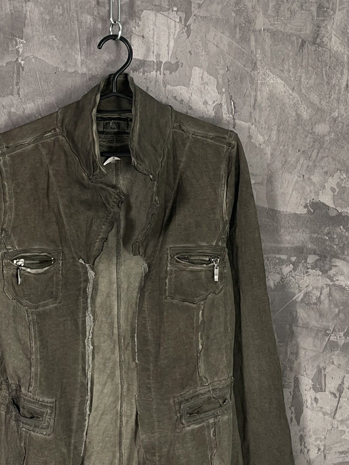 20471120 × Diesel × Japanese Brand Vintage Y2K Diesel Style Distressed Long Sleeve Top Size S / US 4 / IT 40 - 4 Thumbnail
