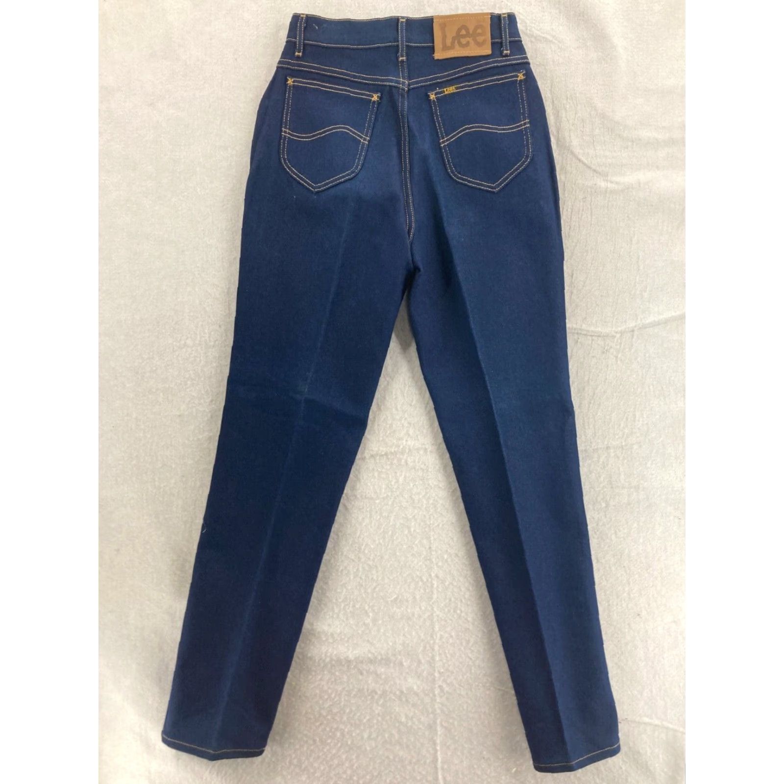 Lee VINTAGE Lee Jeans Womens 12 Short Mom Fit High Rise 28X30 USA Made Denim Blue Jeans | Lee | Vintage 80s Women's 12 Short High Rise Jeans Size 34" / US 12 / IT 48 - 6 Thumbnail