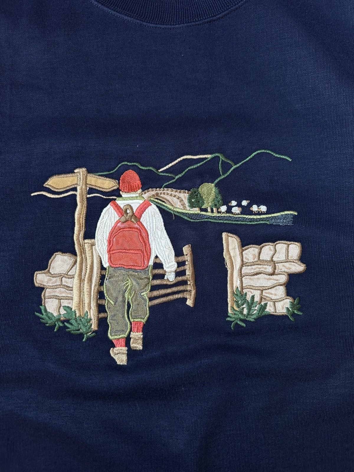 Designer Vintage Acorn Embroidered Crewneck Size US M / EU 48-50 / 2 - 4 Thumbnail