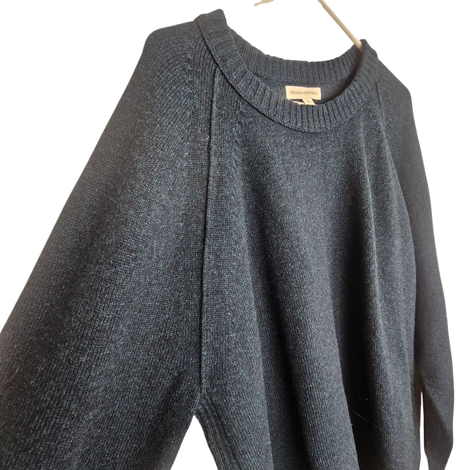 Banana Republic Banana Republic Mens Wool Pullover Sweater Sz XL Minimalist Size US XL / EU 56 / 4 - 5 Thumbnail