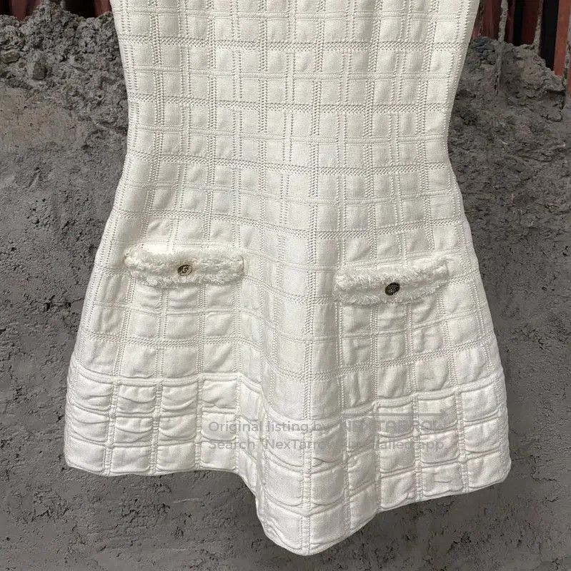 Chanel Chanel Summer Ivory Color Dress . Size XXS / US 00 / IT 34 - 4 Thumbnail