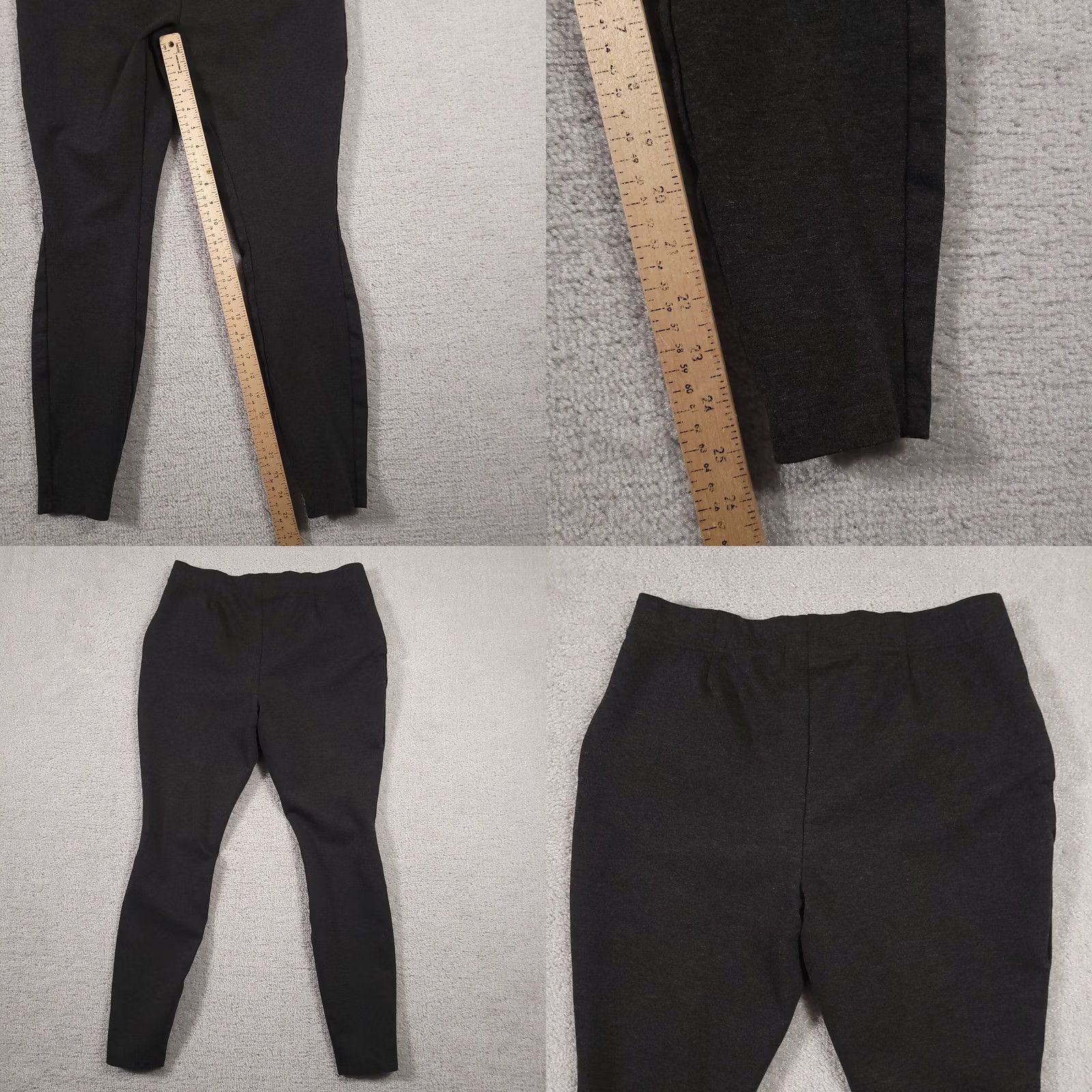 J. Jill J. Jill Ponte Leggings Pants Women's Small Gray Pull On Stretch Mid-Rise Dress Pants Casual Size 28" / US 6 / IT 42 - 8 Thumbnail