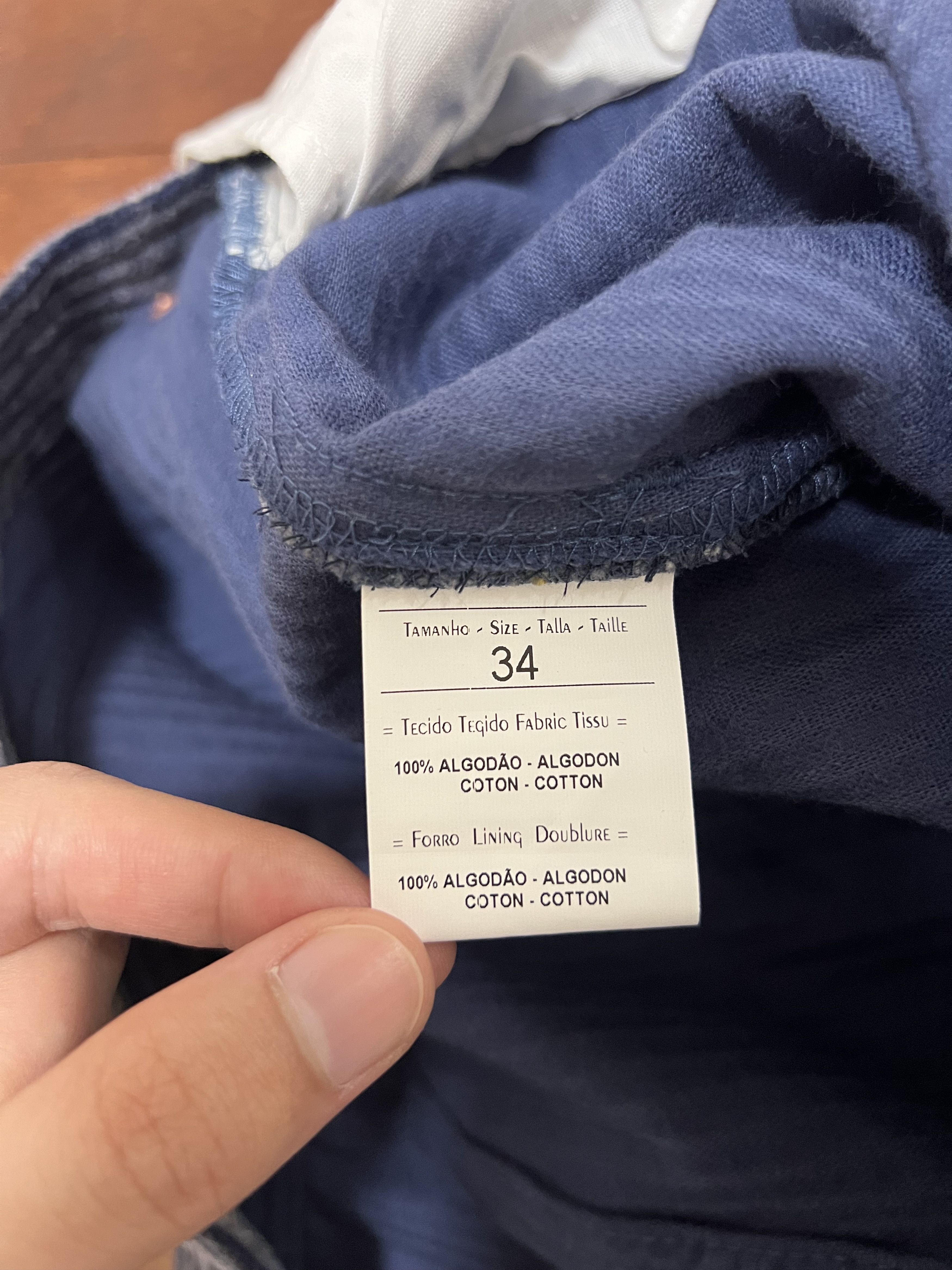 WYTHE 💚 Wythe Italian Donegal Corduroy Five Pocket Pants Blue Size US 34 / EU 50 - 12 Thumbnail