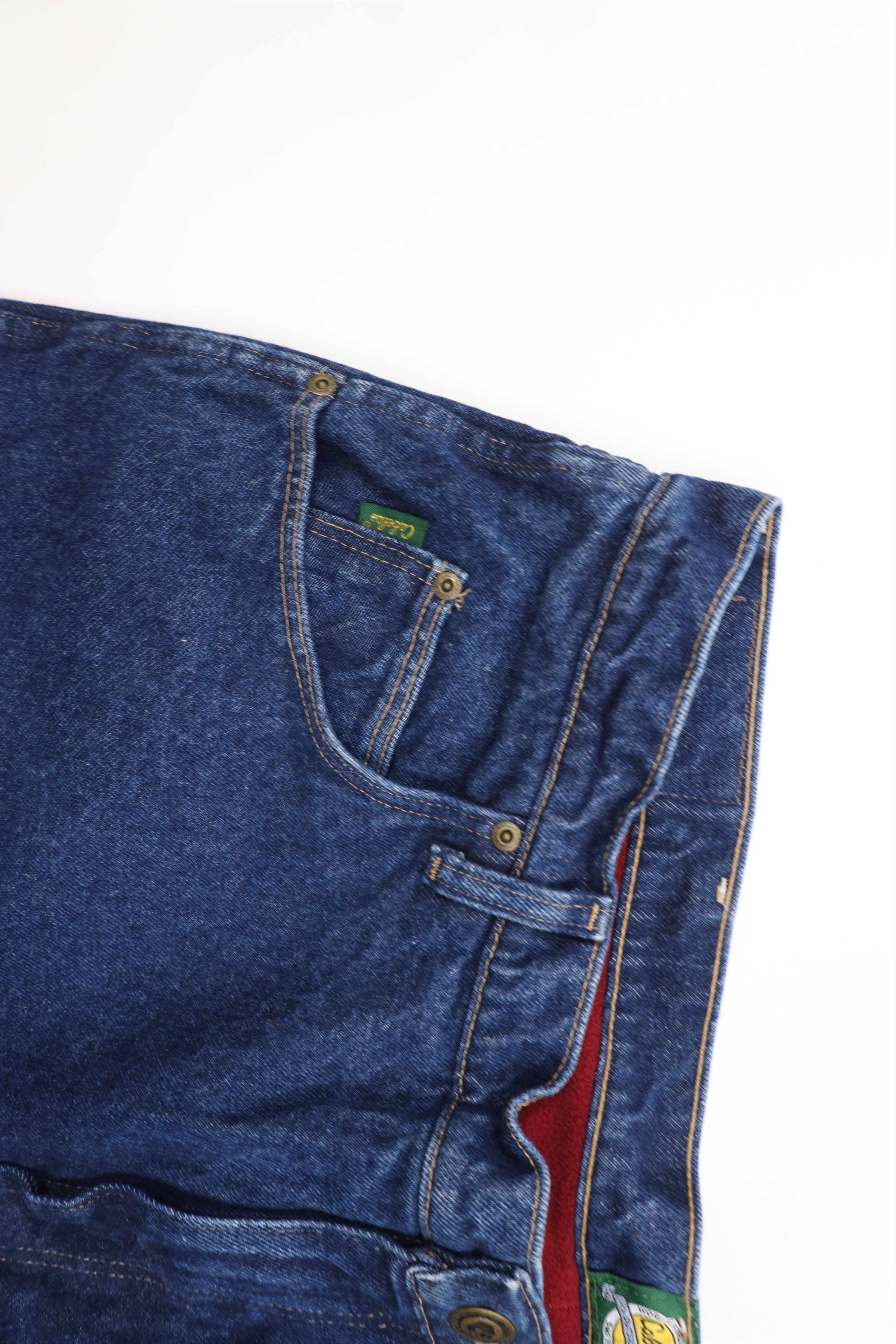 Cabelas Vintage Cabelas Heavyweight Lined Wide Leg Denim Jeans Blue Size US 42 / EU 58 - 8 Thumbnail