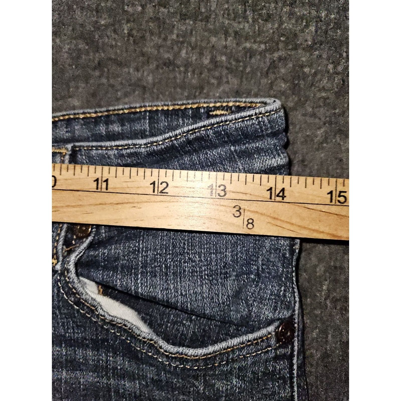 Levi's Levi's Mid Rise Skinny Jeans Women's 6 Regular Dark Denim Red Tab 90s College Casual Size 28" / US 6 / IT 42 - 3 Thumbnail