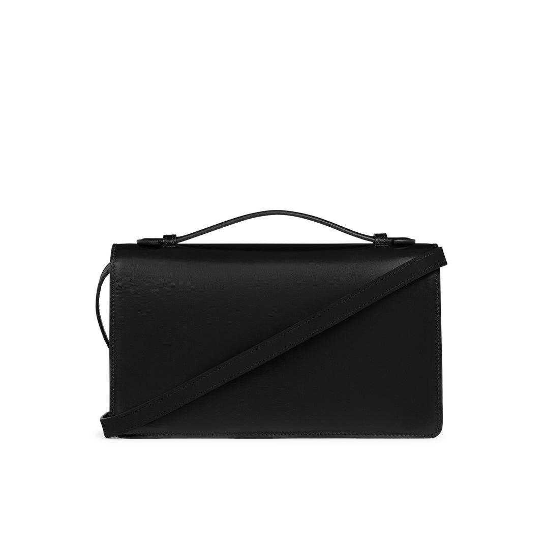 Celine CELINE Medium Triomphe Folio $4100 Black Shoulder Bag New Size ONE SIZE - 3 Thumbnail