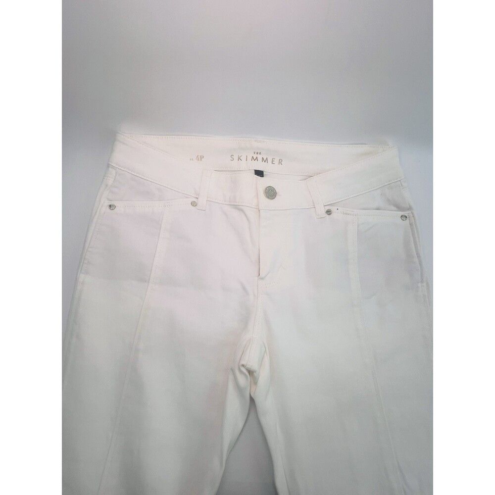 White House Black Market White House Black Market WHBM Skimmer Pants 4 White Ankle S Size 27" / US 4 / IT 40 - 9 Thumbnail