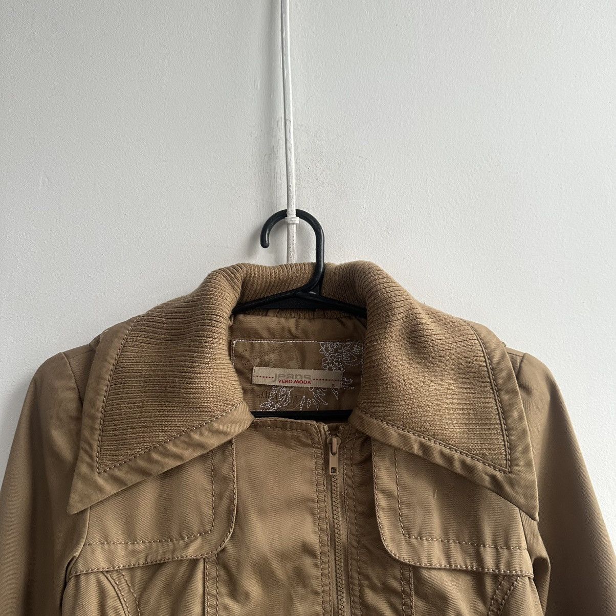 Hysteric Glamour Vintage Vera moda Japanese Crop Brown Cotton Jacket Size S / US 4 / IT 40 - 10 Thumbnail