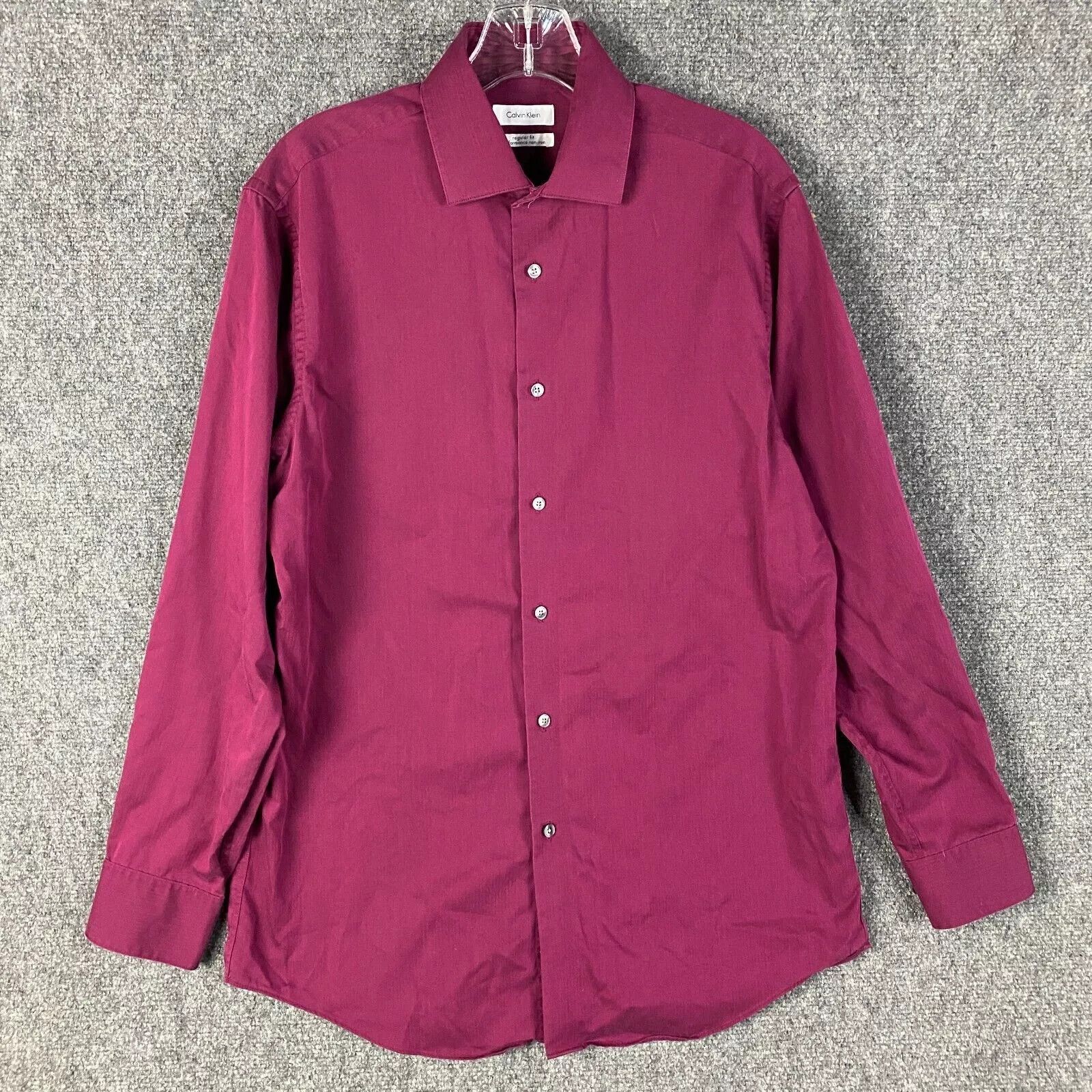 Calvin Klein Calvin Klein Dress Shirt Men's 15.5 32/33 Regular Fit Size US M / EU 48-50 / 2 - 1 Thumbnail