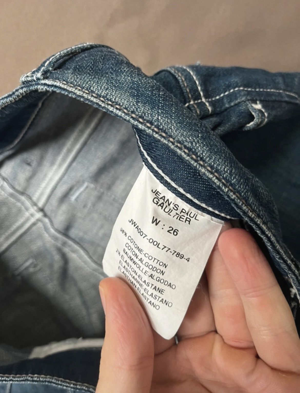 Jean Paul Gaultier Jean Paul Gaultier Jeans Size 26" / US 2 / IT 38 - 6 Thumbnail