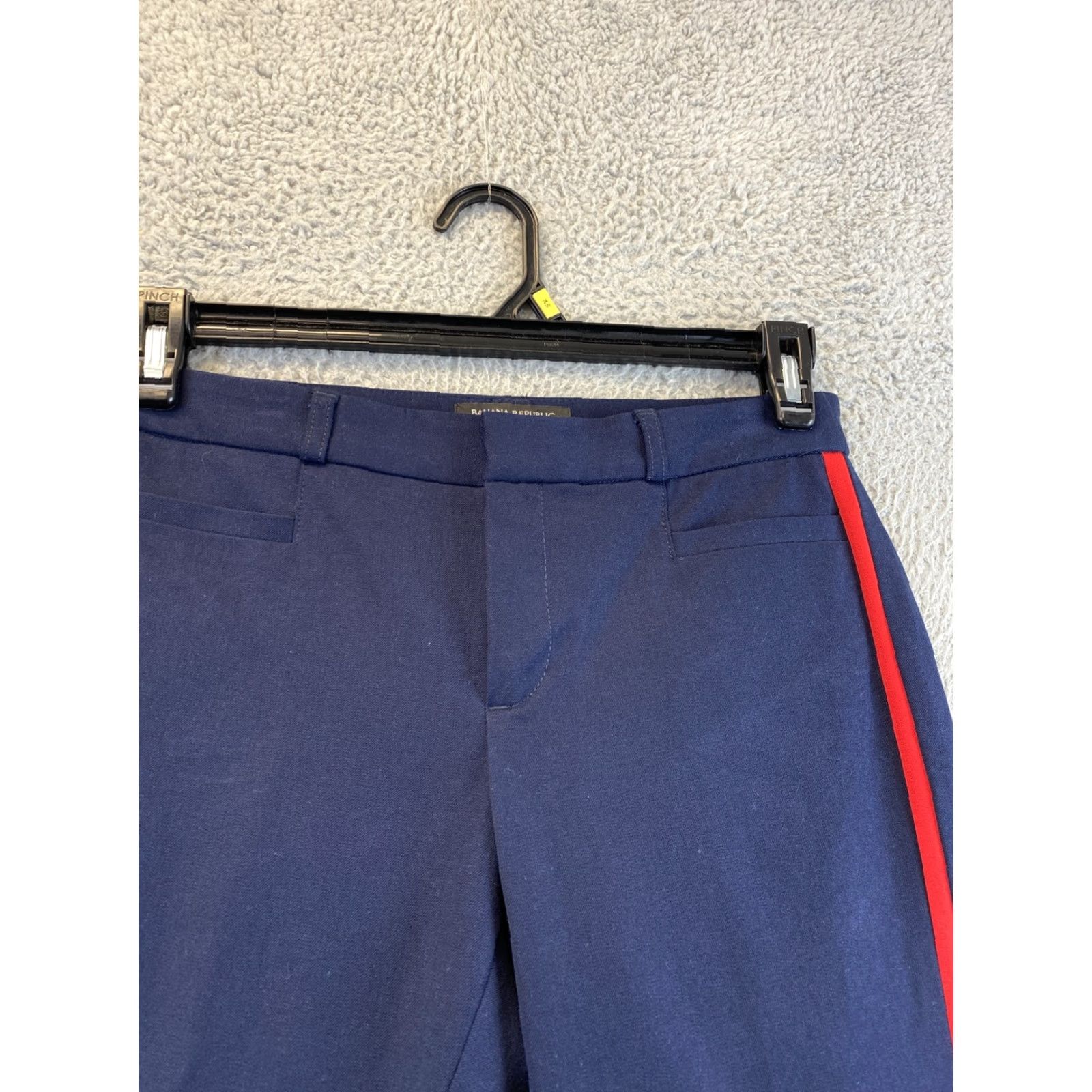 Banana Republic Banana Republic Dress Pants Women's Skinny Cotton Blend 0 30" Waist Blue 26" Inseam Regular Size 0 Office Business Wear Pants Women Size 25" / US 0 / IT 36 - 4 Thumbnail