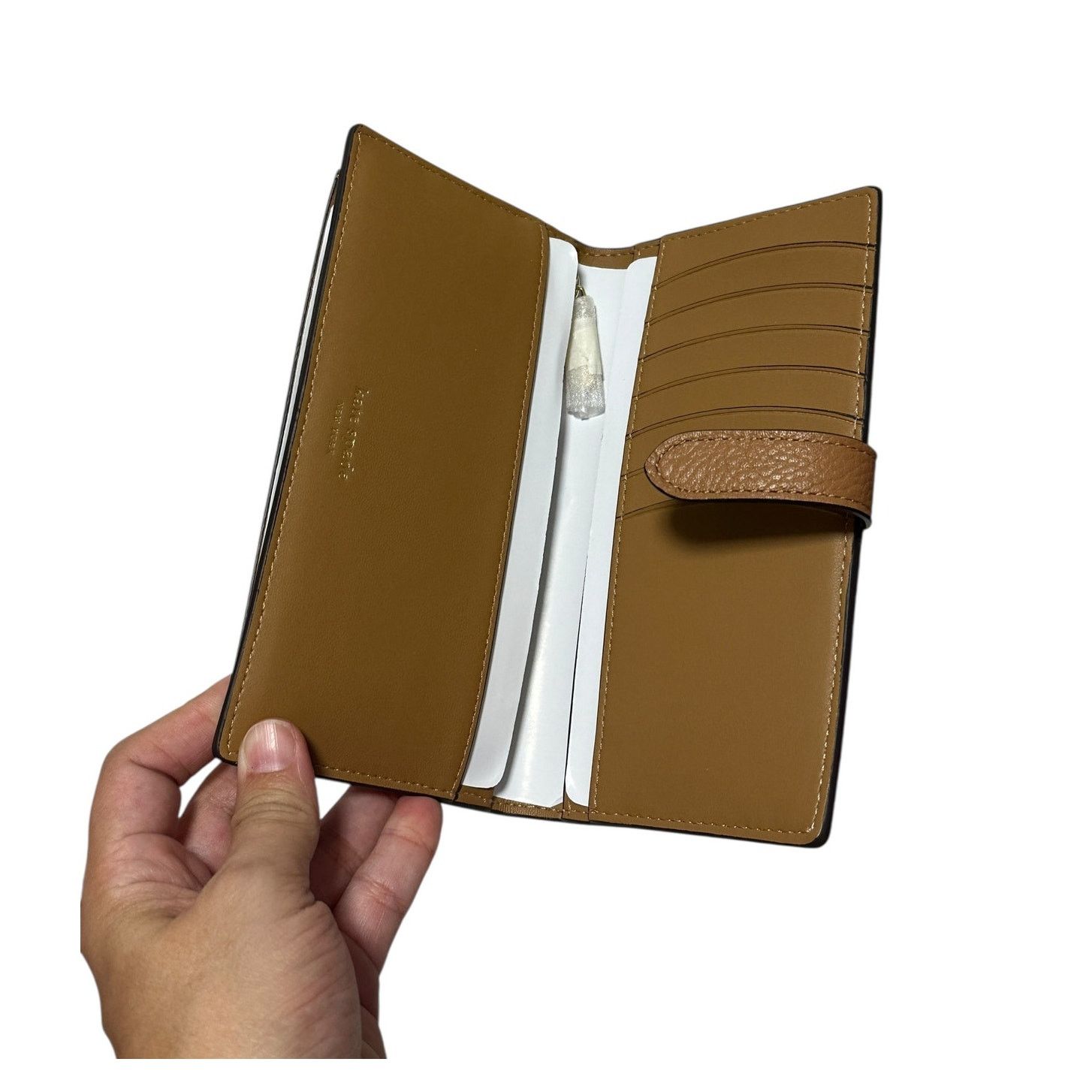 Kate Spade Kate Spade Hudson Bifold Pebbled Leather Wallet in Bungalow Size ONE SIZE - 5 Thumbnail