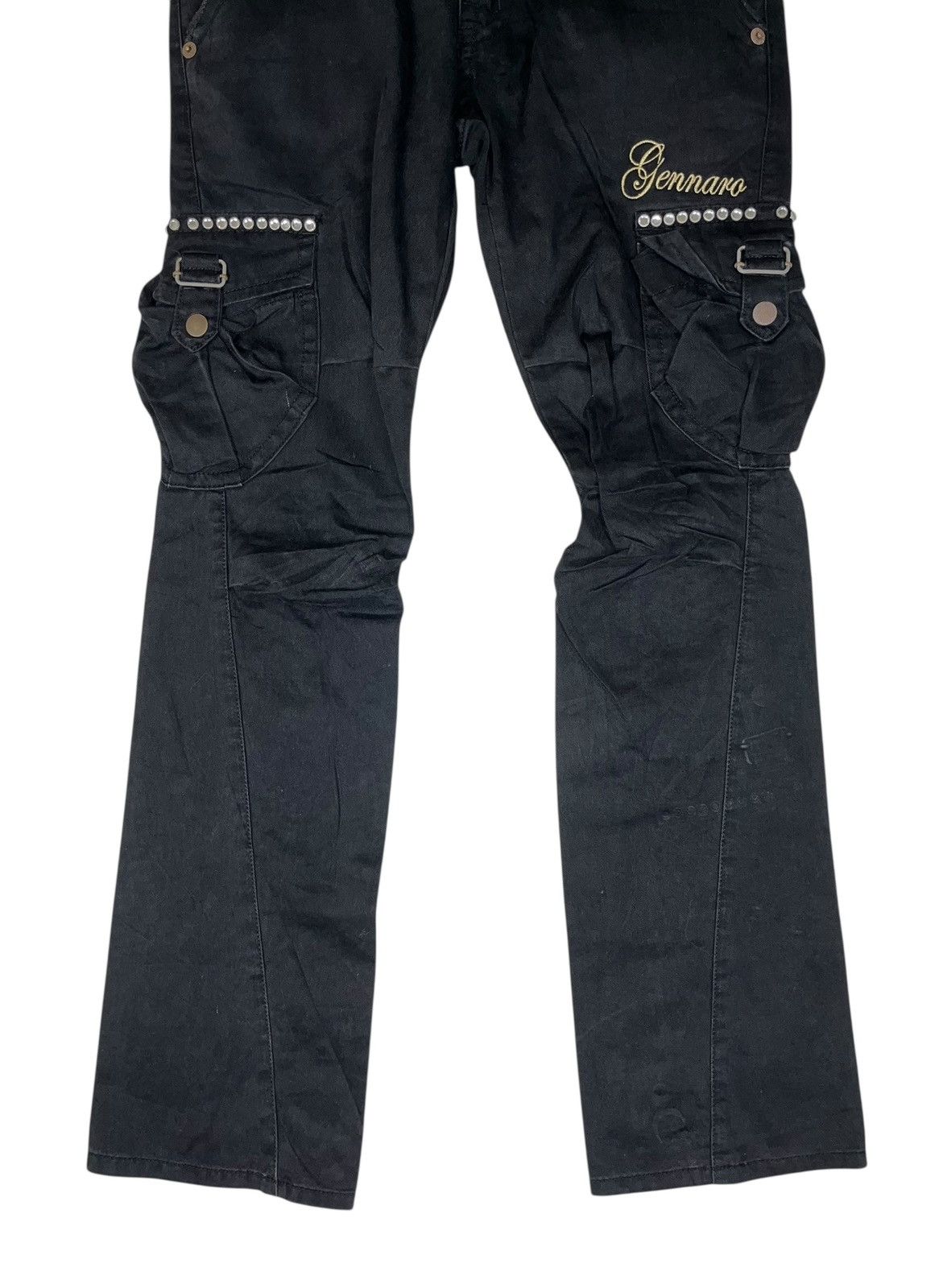 Japanese Brand Flare Japanese Brand Gennaro Jeans Cargo Casual Pants Size US 30 / EU 46 - 4 Thumbnail