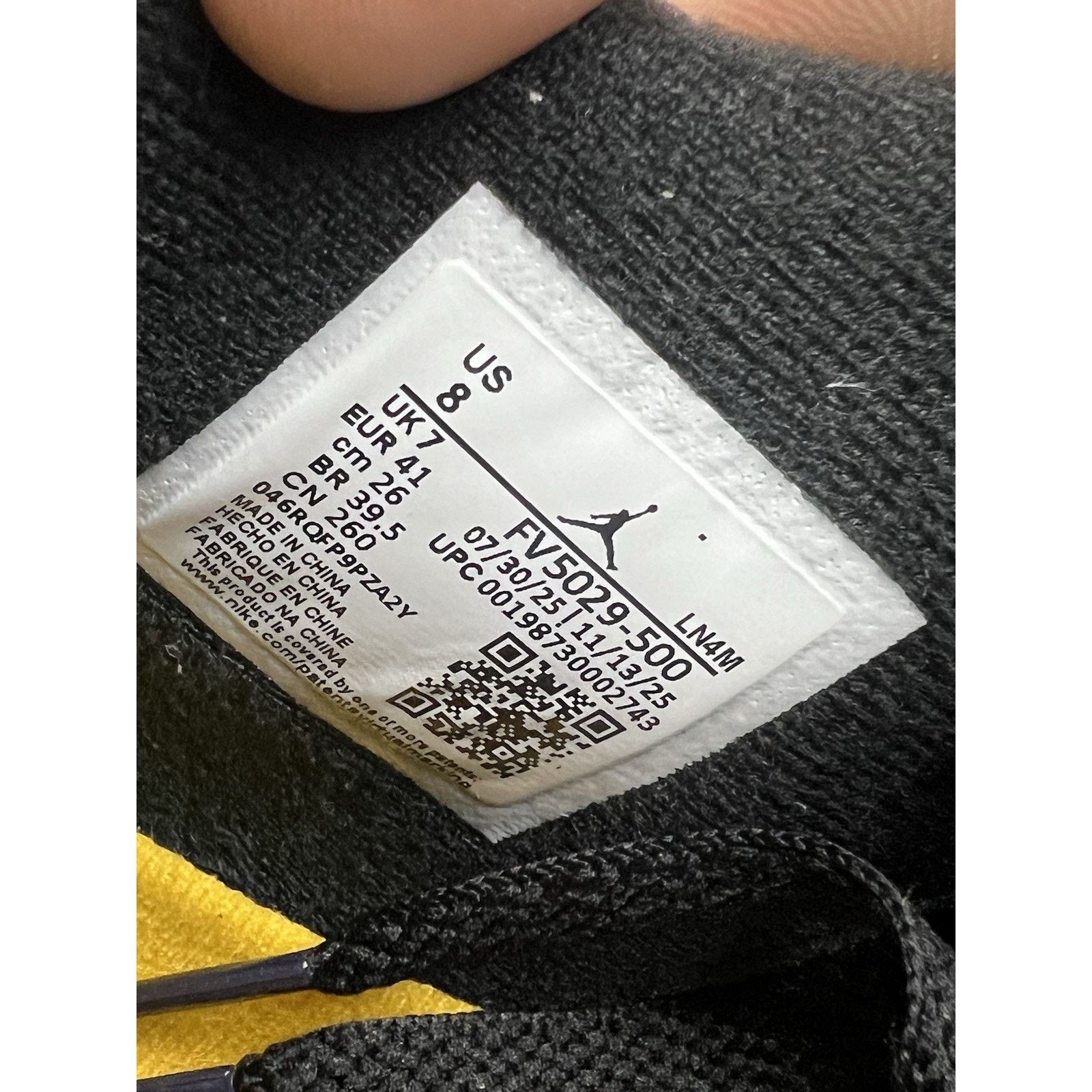 Jordan Brand Air Jordan 4 Retro Lakers Size 8 FV5029-500 Size US 8 / EU 41 - 5 Thumbnail