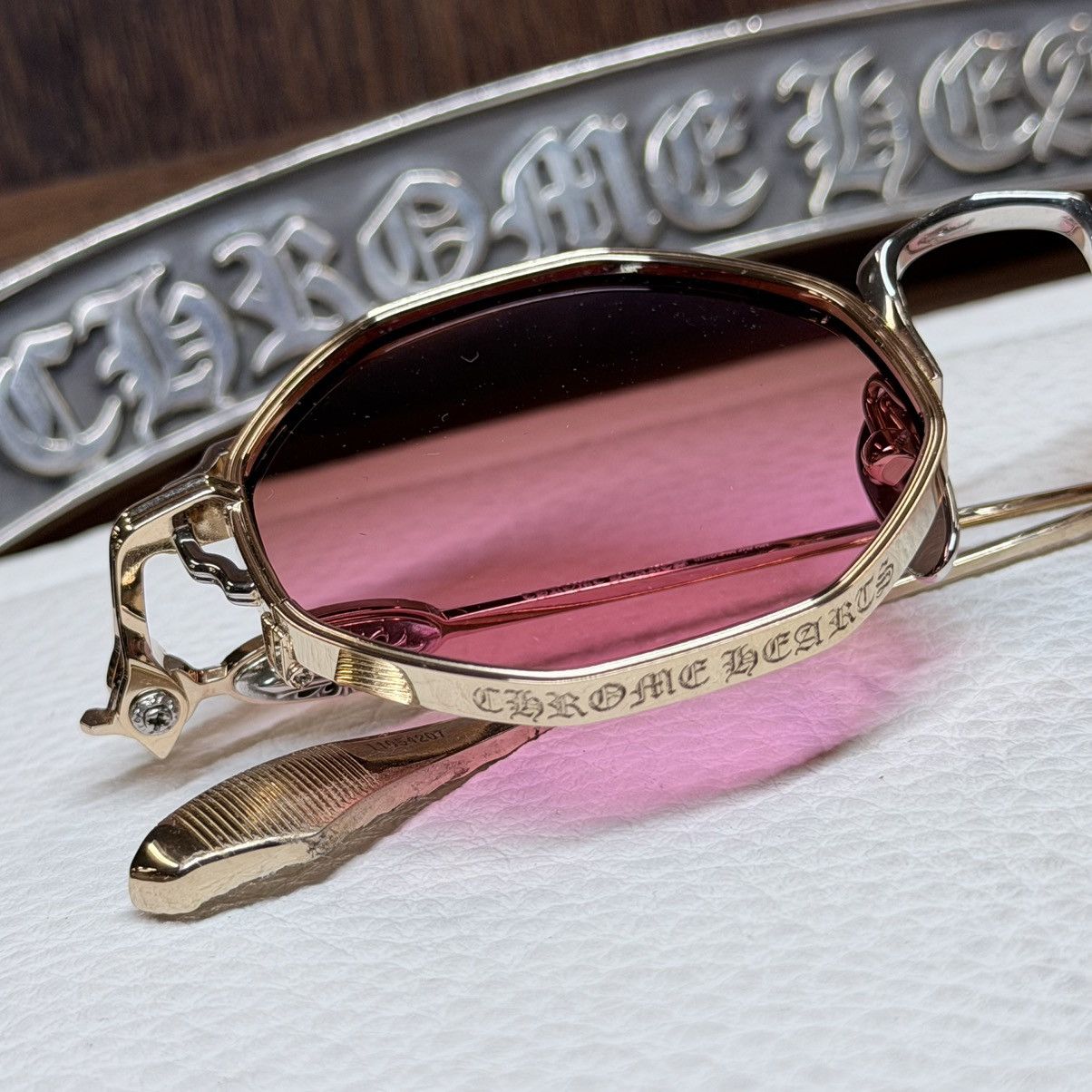 Chrome Hearts Chrome Hearts TIGGIES 1/1 Sunglasses Size ONE SIZE - 3 Thumbnail