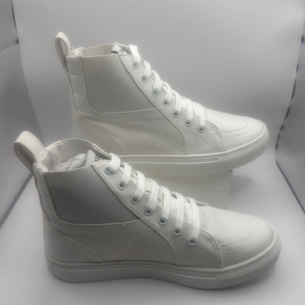 THAKOON Women's Thakoon hi top Sneakers, White, Size 37 Size US 7 / IT 37 - 4 Thumbnail