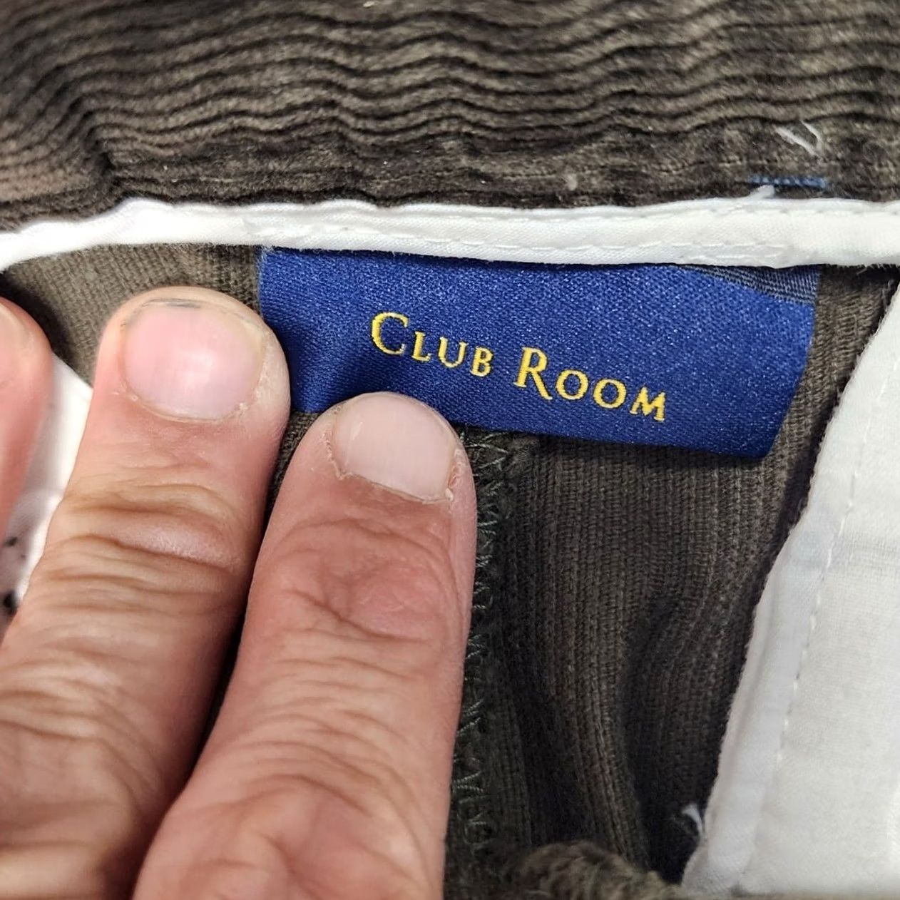 Club Room VINTAGE Club Room Corduroy Pants Men 33x30 Brown 11 Wale Double Pleated Pants Mens Corduroy Brown 11 Wale Vintage Y2K NEW Size US 33 - 3 Thumbnail