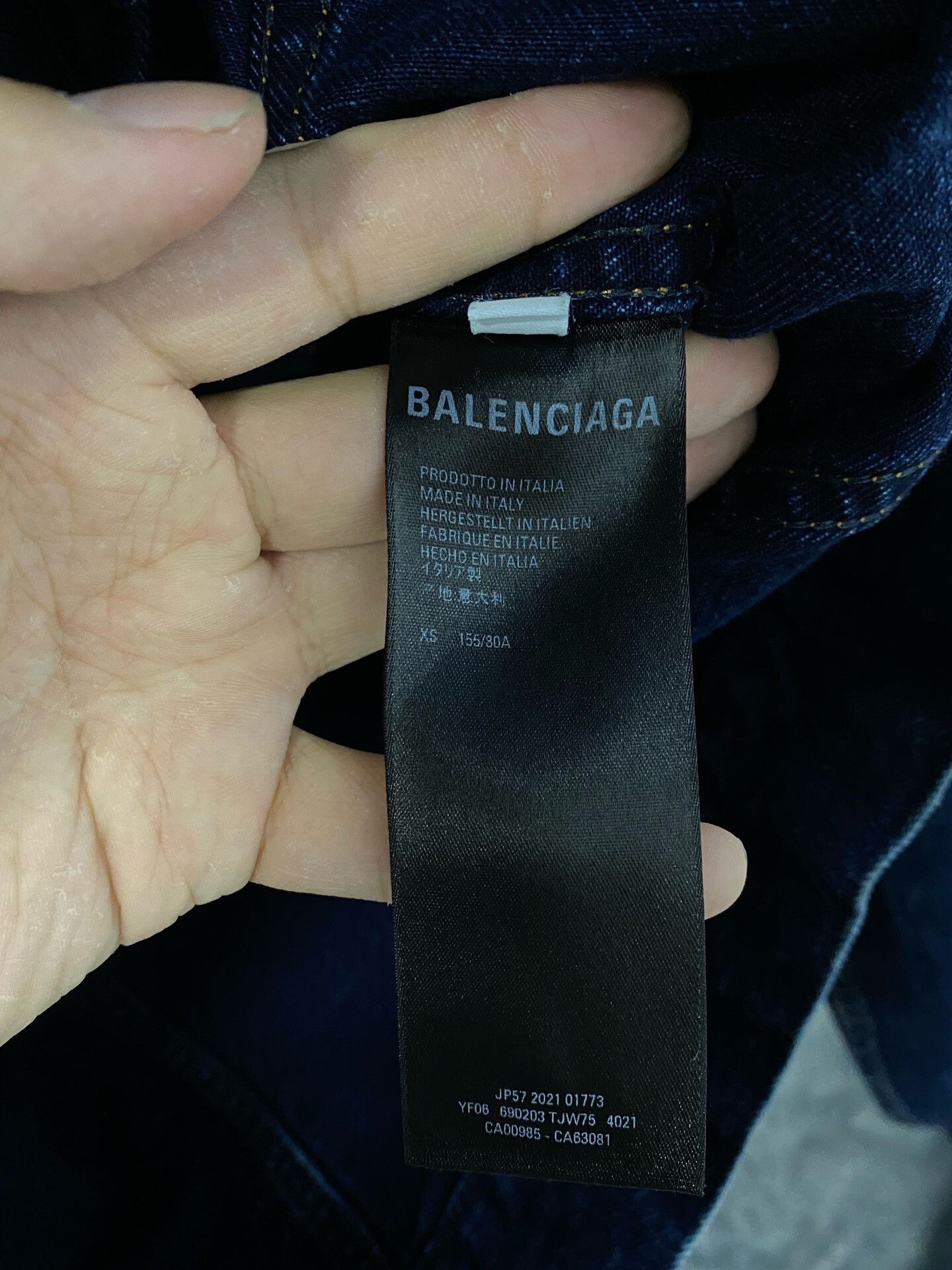 Balenciaga balenciaga limited edition denim jacket Size US XS / EU 42 / 0 - 5 Thumbnail