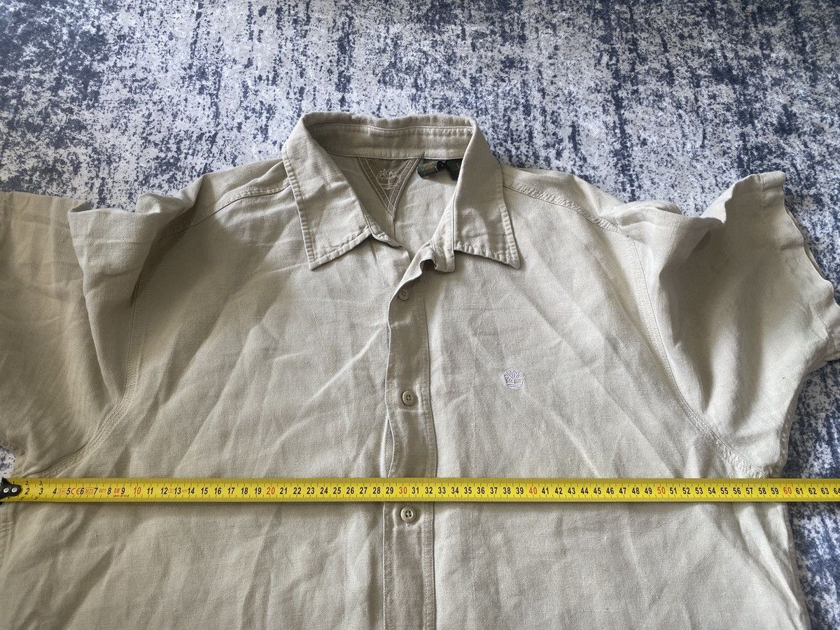 Timberland Vintage timberland linen short sleeve shirt button up Size US XL / EU 56 / 4 - 9 Thumbnail