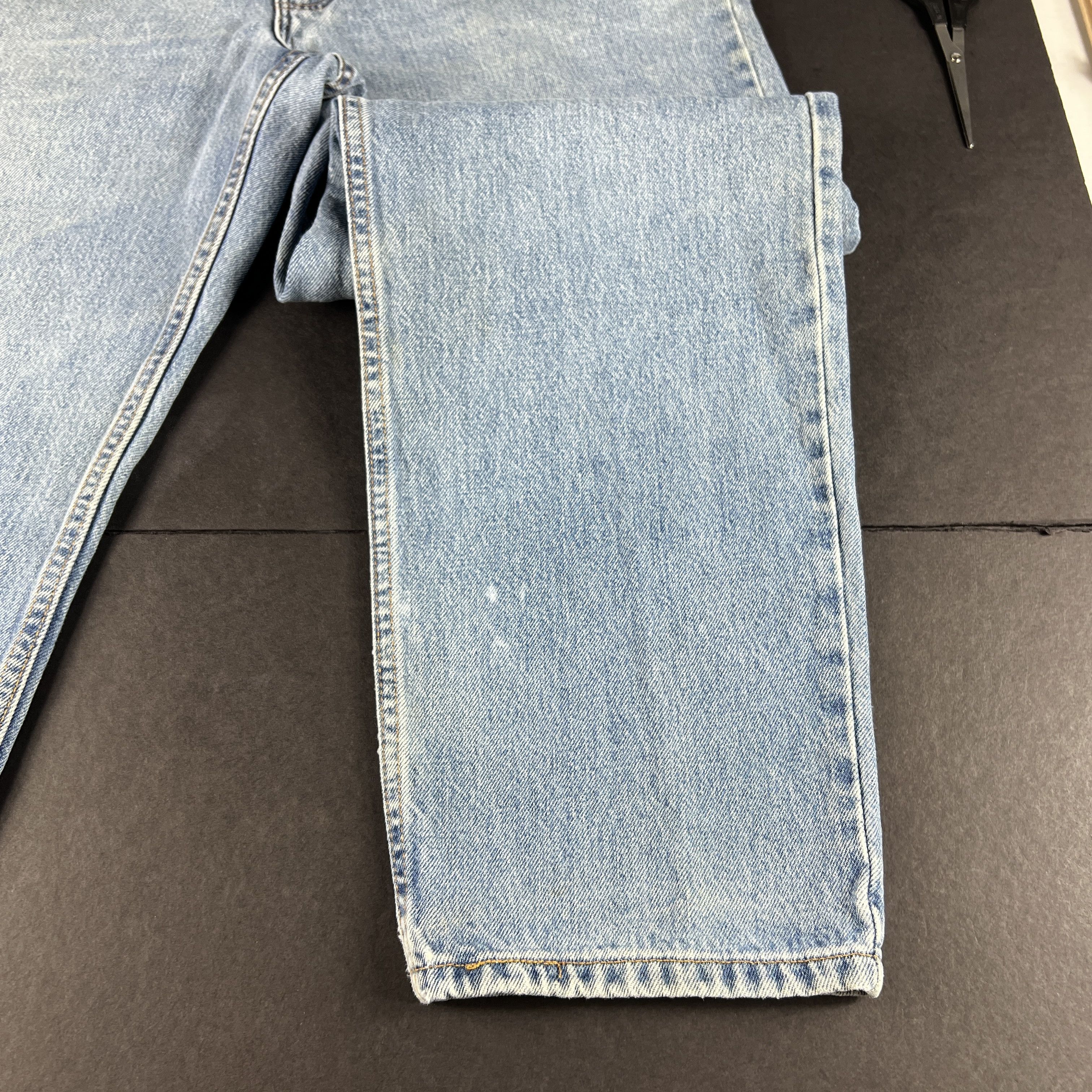 Levi's × Vintage Y2K Levi's Jeans 550 Relaxed Blue Dingy Denim Size US 34 / EU 50 - 3 Thumbnail