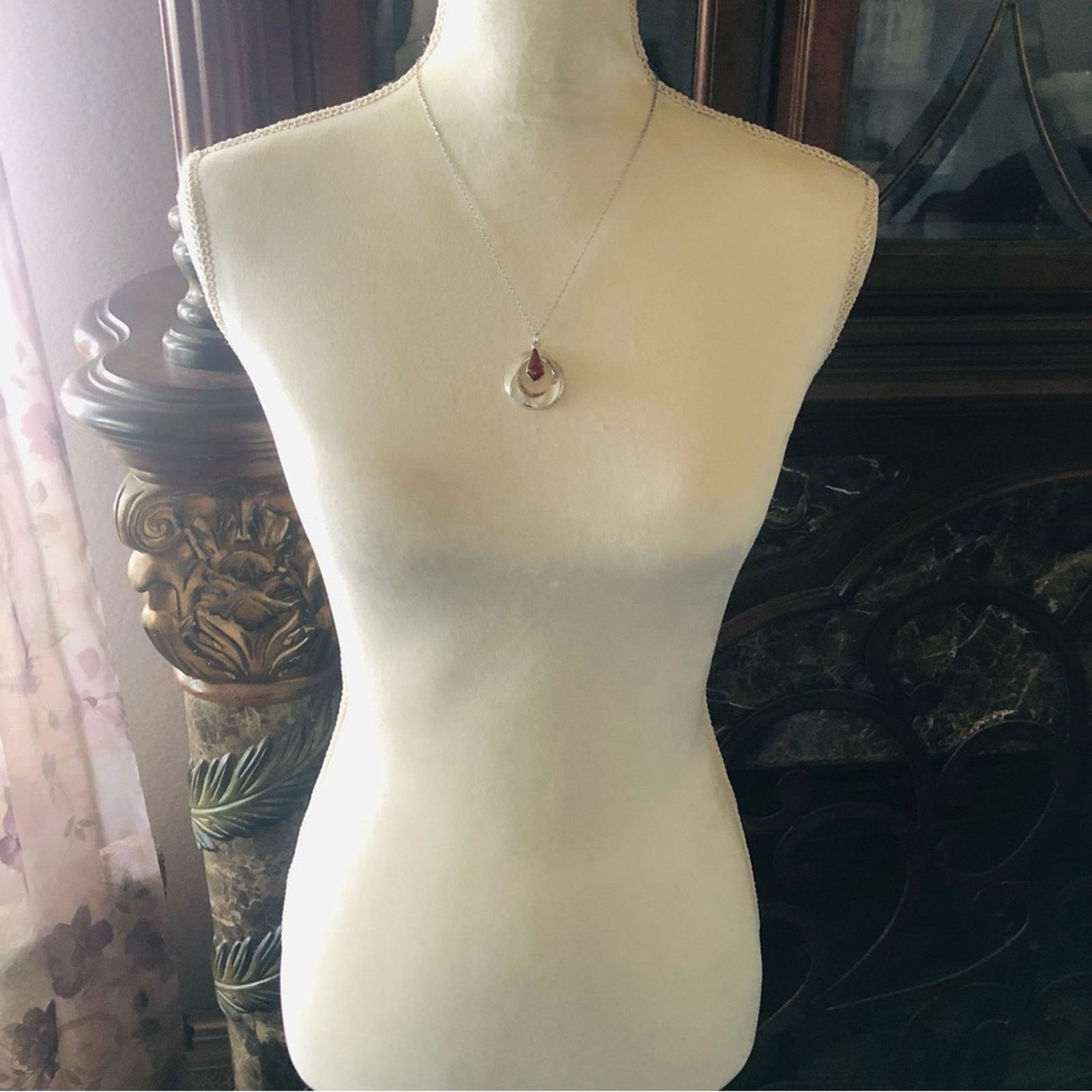 Handmade Handcrafted repurpose genuine amber 925 necklace Size ONE SIZE - 7 Thumbnail