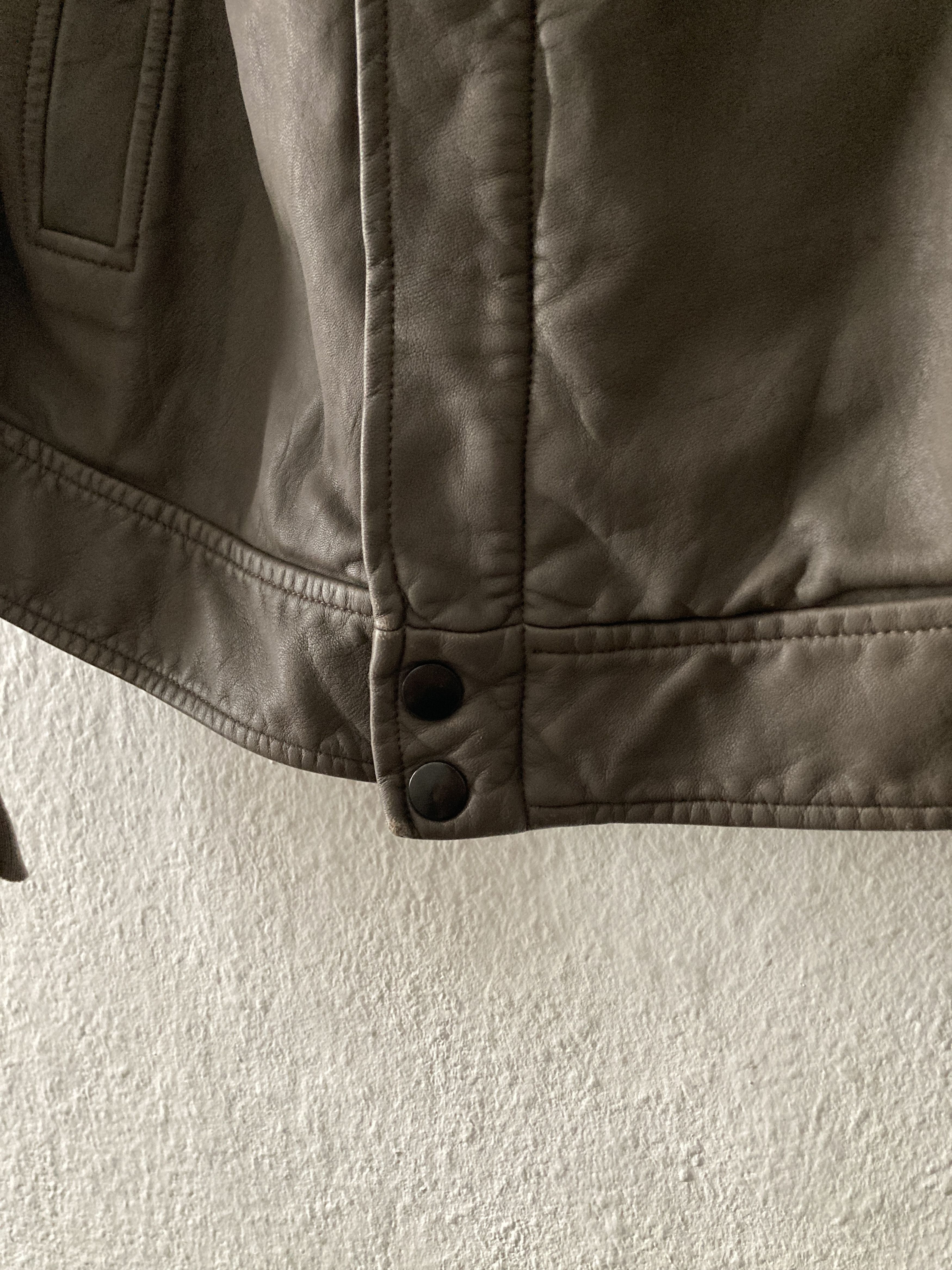 Rick Owens F/W 10 "GLEAM" F1 Pilot Lamb Leather Jacket XL Rick Owens Size US XL / EU 56 / 4 - 4 Thumbnail