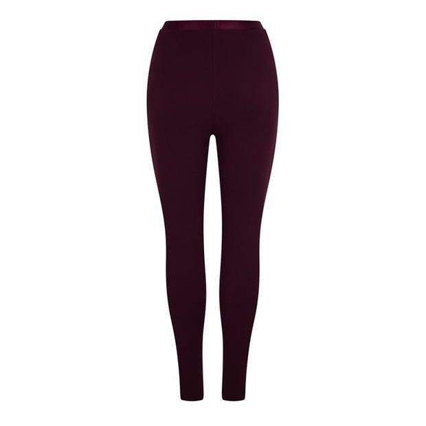Lanvin o1g2r1mq1024 Leggings in Burgundy Size 27" / US 4 / IT 40 - 2 Thumbnail