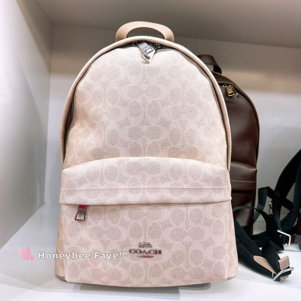 Coach Taylor Small Backpack In Signature Canvas CDW76 Size ONE SIZE - 6 Thumbnail