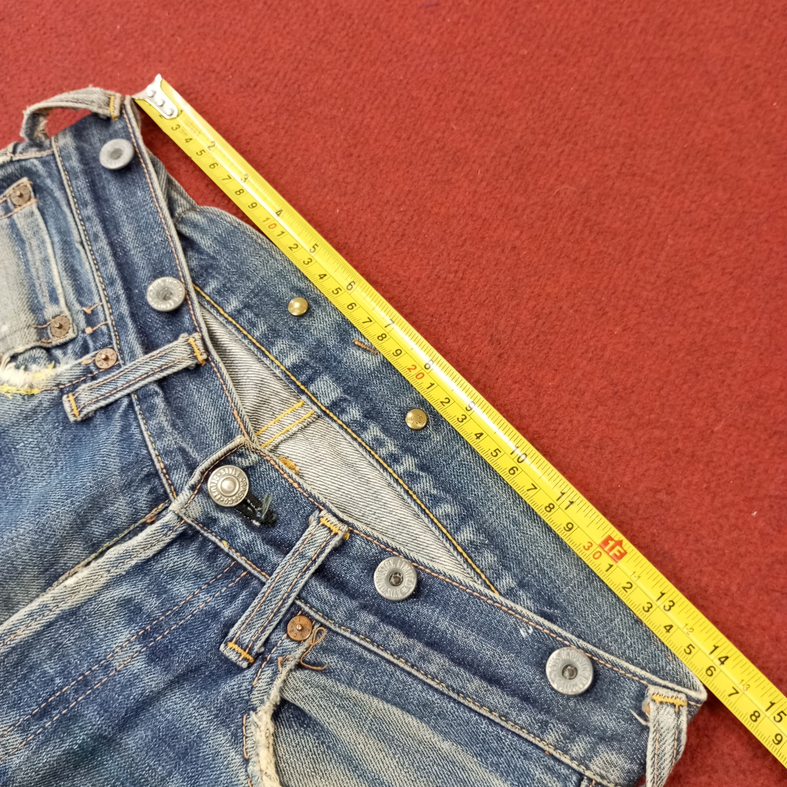 Japanese Brand × Vintage Evisu Fashion Style Streetwear Custom Daicock Jeans C217N25 Size US 28 / EU 44 - 7 Thumbnail