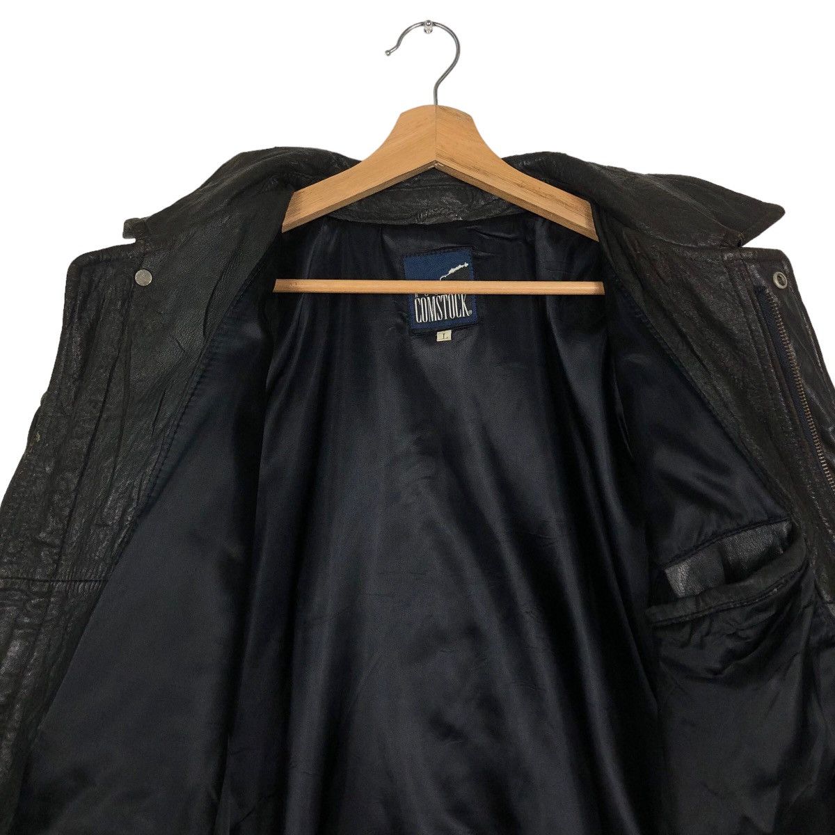 Genuine Leather 🔥90’s Vintage Bomber Genuine Leather Jacket Robert Comstock Size US L / EU 52-54 / 3 - 11 Thumbnail