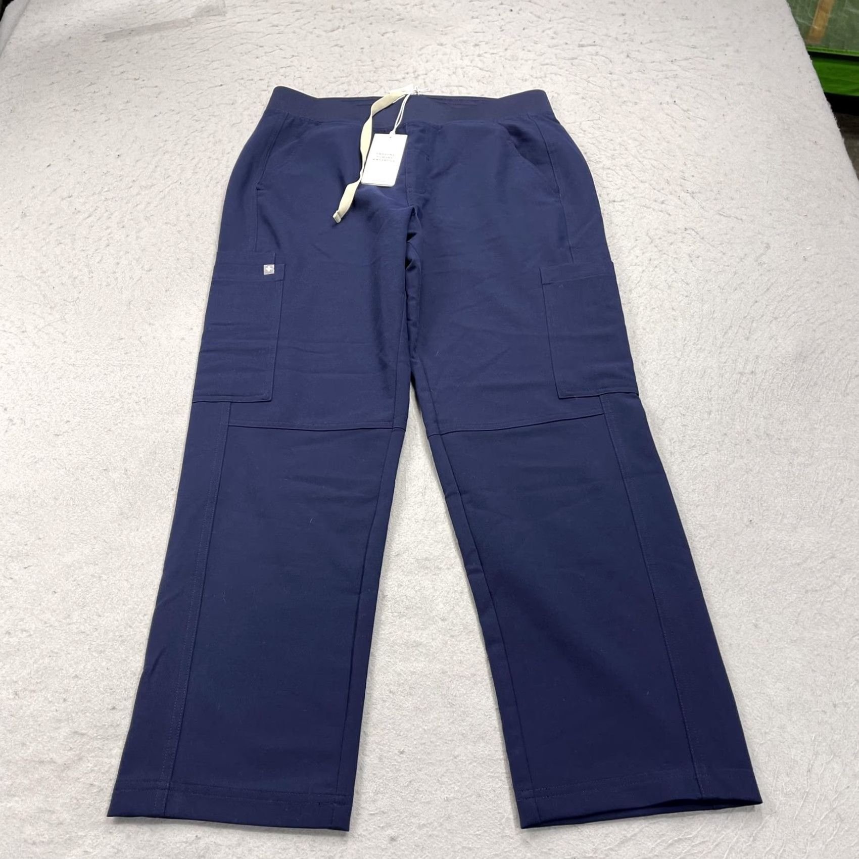 Vintage FIGS Pants Mens M Blue Axim 2.0 Cargo Scrub Technical Collection T2001S NWT Loose Fit Pocketed Workwear Mens Size US 31 - 2 Thumbnail