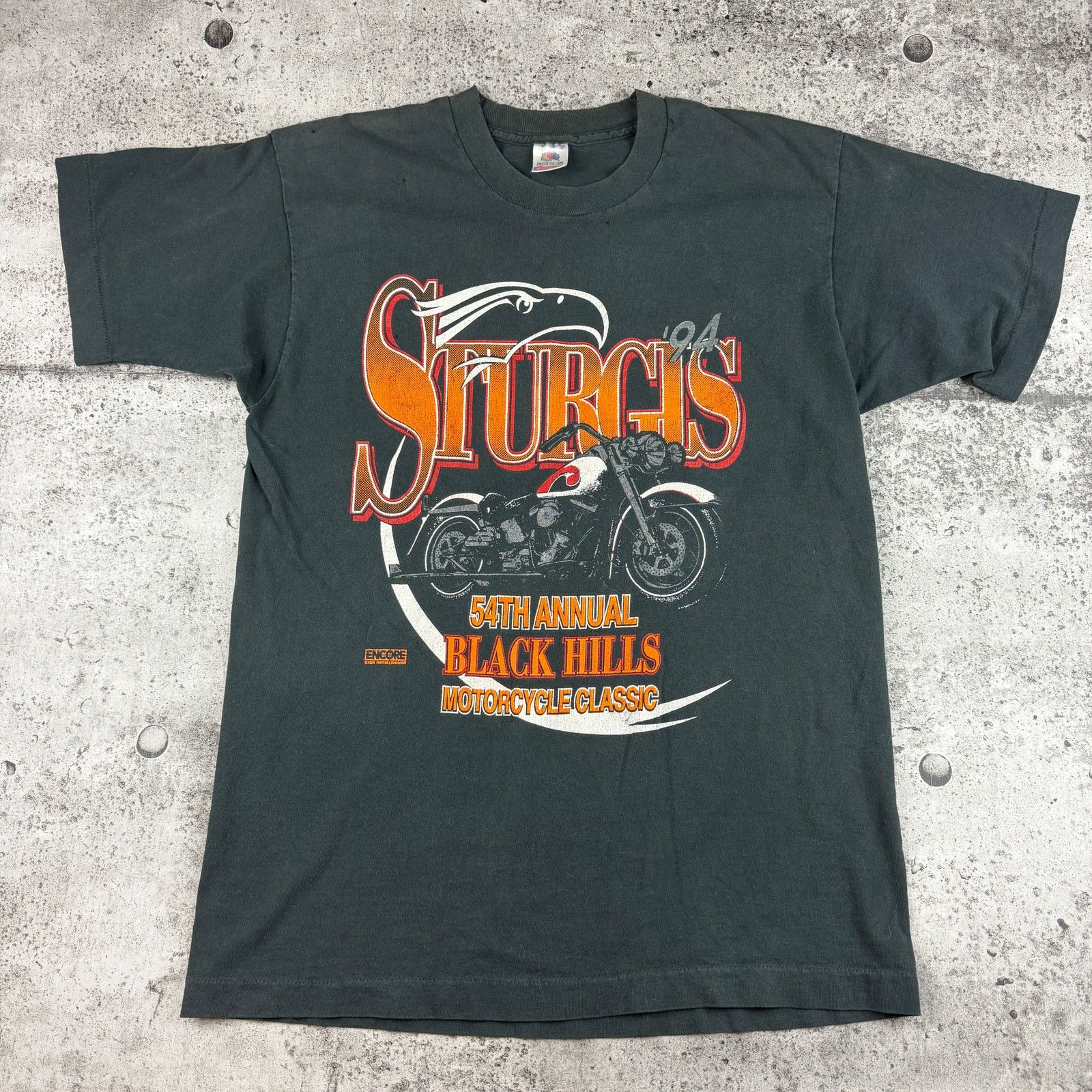 Fruit Of The Loom Vintage Sturgis Black Hills 1994 Bike Week Shirt Size Large Size US L / EU 52-54 / 3 - 1 Thumbnail