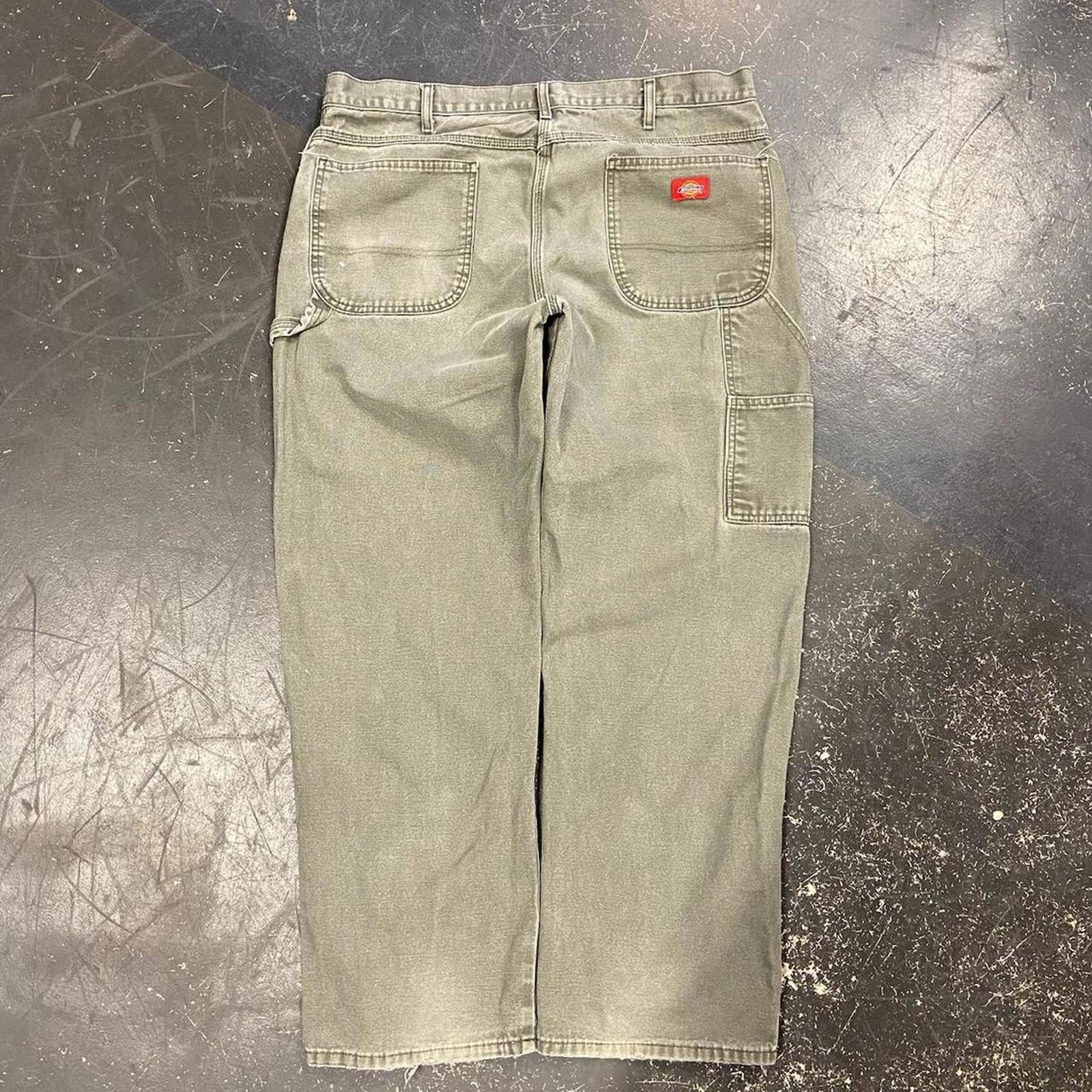 Dickies Vintage Faded Olive Dickies Work Pants Size US 38 / EU 54 - 1 Thumbnail
