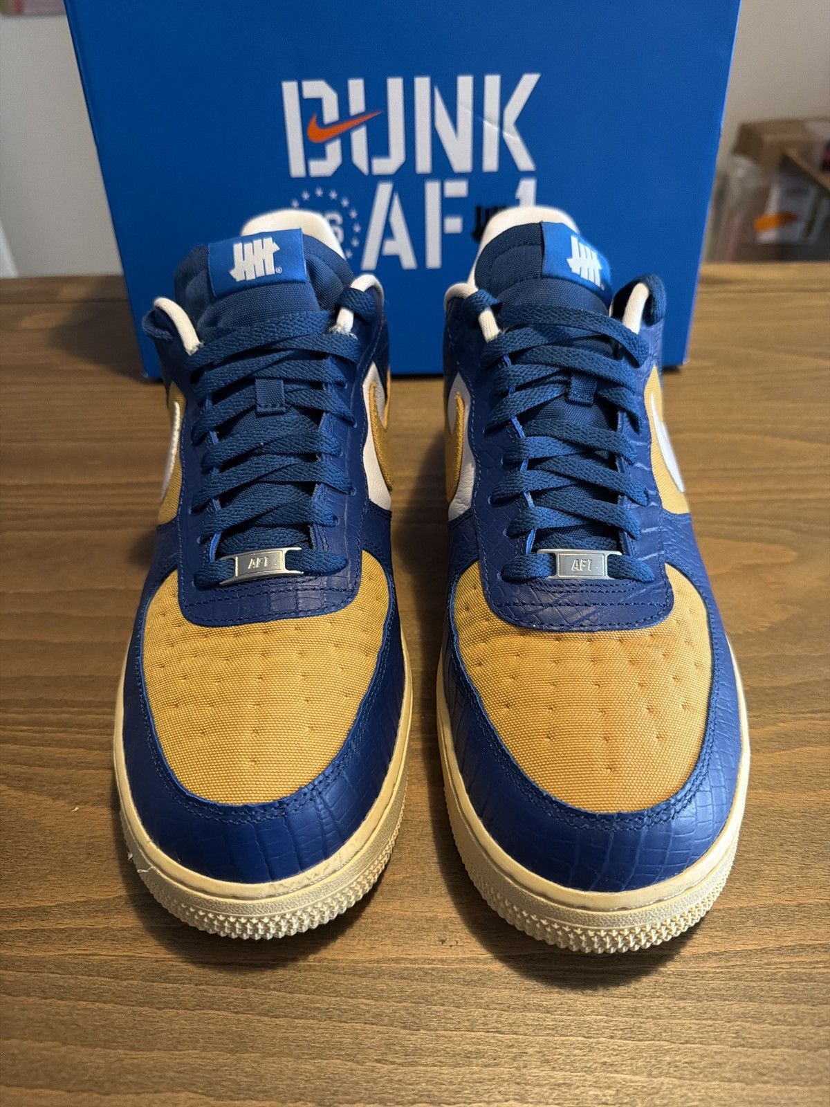 Nike × Undefeated Nike X Undefeated AF1 5 on it Size US 12.5 / EU 45-46 - 3 Thumbnail