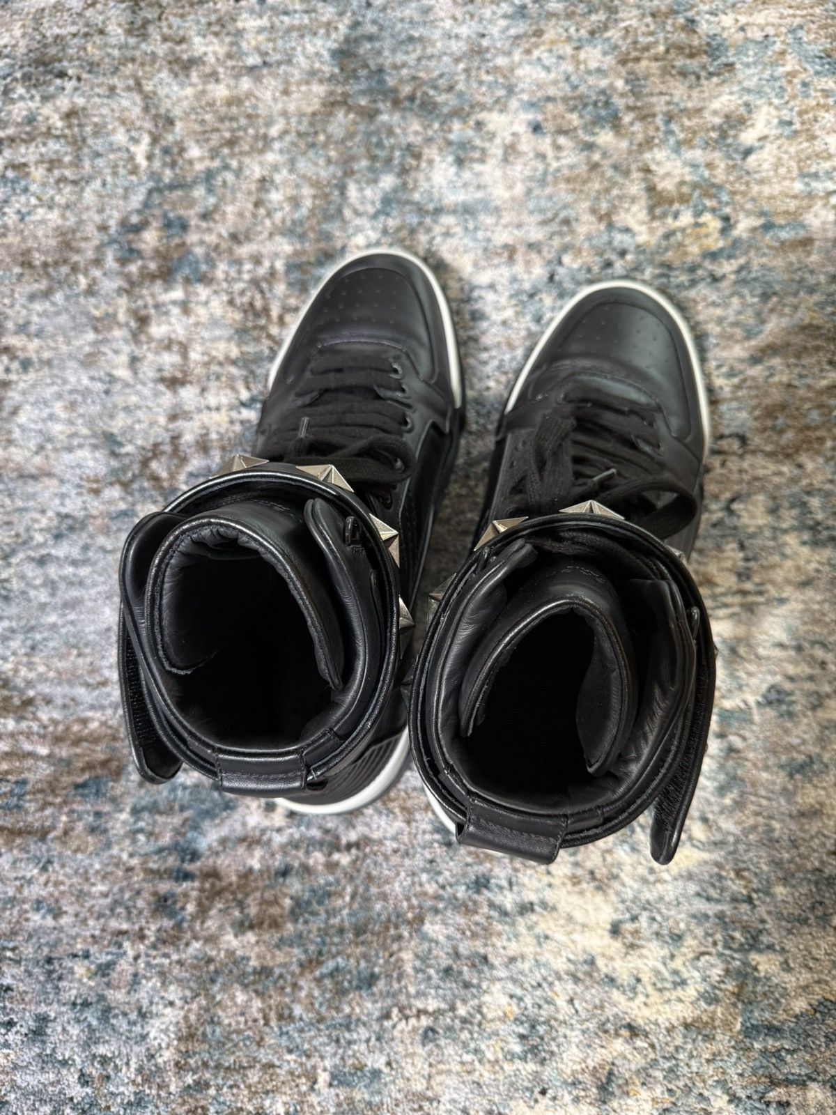 Givenchy Givenchy Tyson Star Strap High Top Sneakers Black Size US 9 / EU 42 - 8 Thumbnail