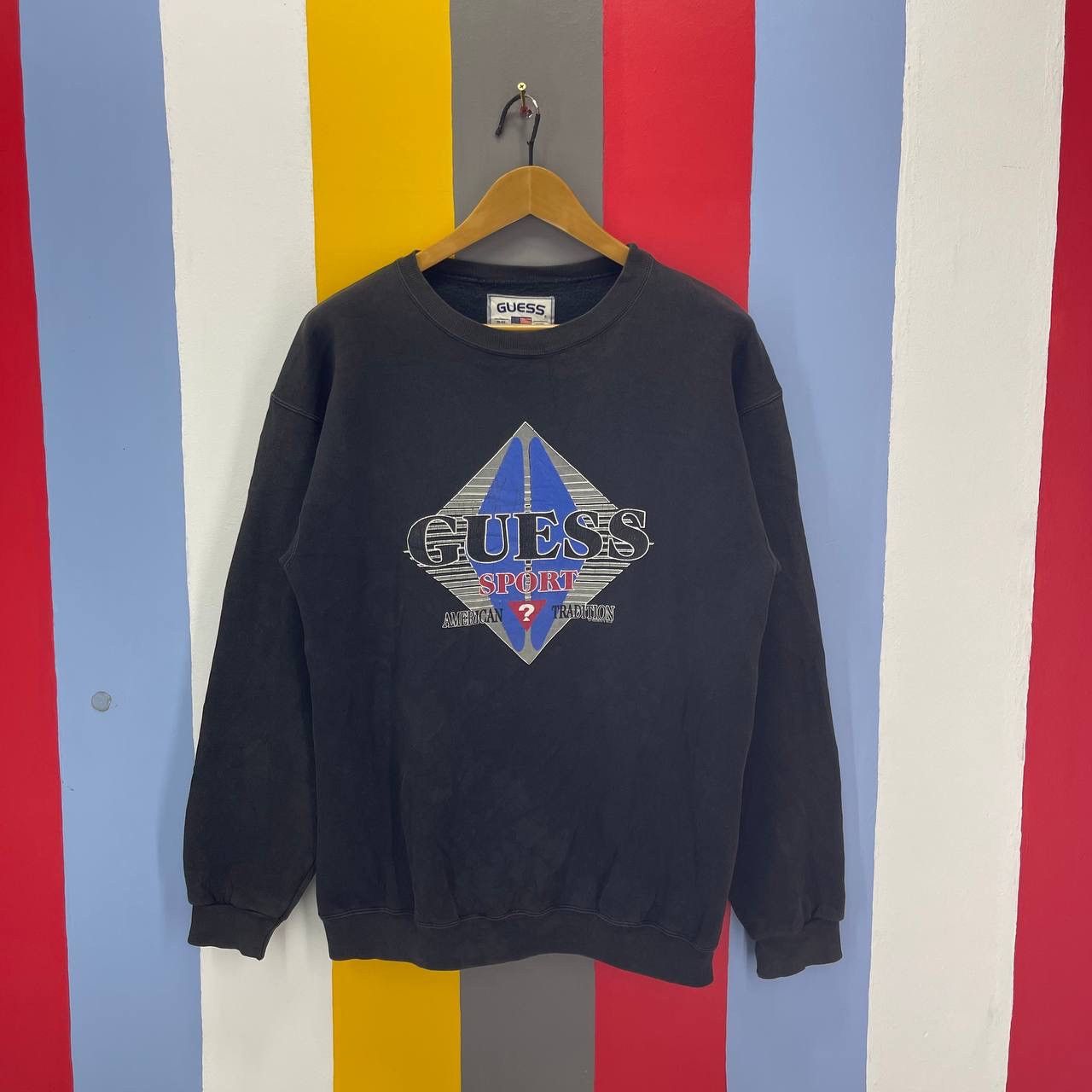 Guess 90s Vintage GUESS Crew Neck Sweatshirt #2617/AA Size US M / EU 48-50 / 2 - 1 Thumbnail