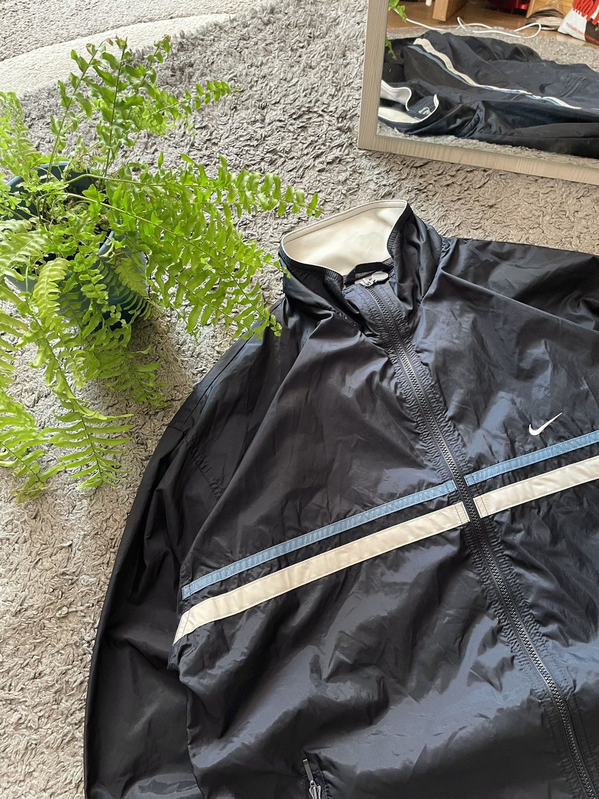 Nike × Vintage 00s Nike Vintage Light Jacket Streetwear Logo Swoosh Size US M / EU 48-50 / 2 - 7 Thumbnail