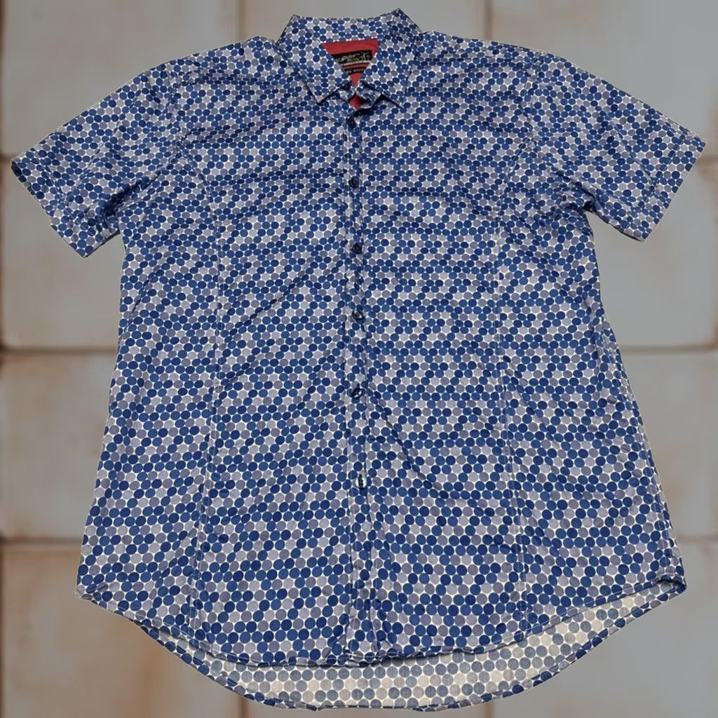 Vintage VINTAGE Wil Stiles Palm Springs Limited Edition Button Up Shirt Mens XL Polka Dots Size US XL / EU 56 / 4 - 1 Thumbnail