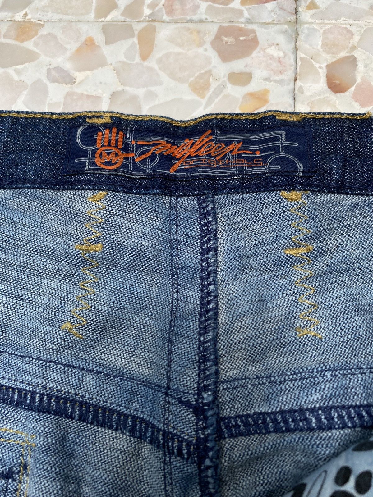 Designer × Japanese Brand × Vintage Vintage Japanese Brand Mizkeen Baggy Jeans 2000s Size US 44 / EU 60 - 9 Thumbnail