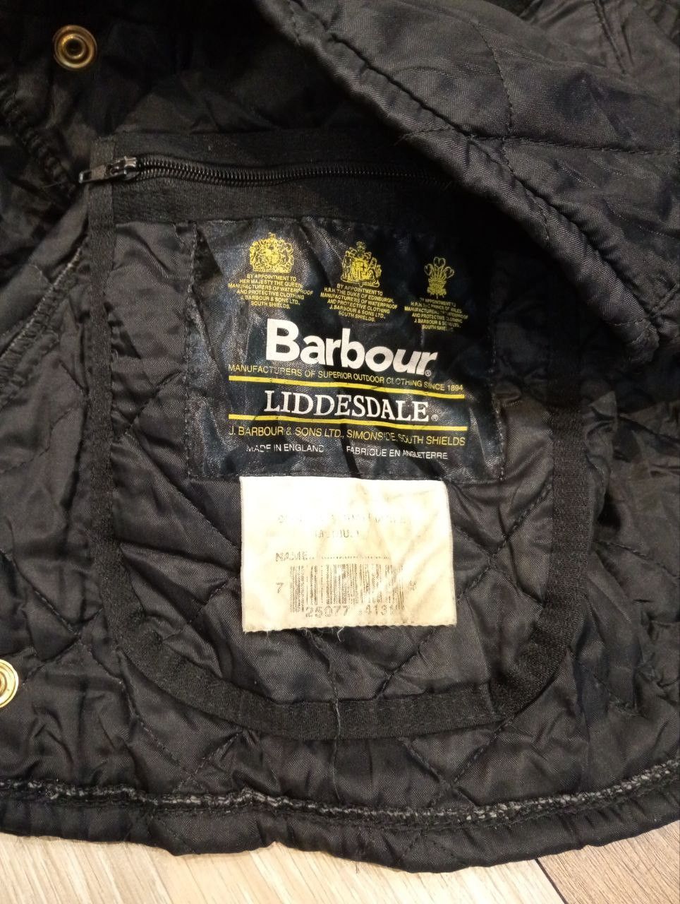 Barbour BARBOUR LIDDESDALE CLASSIC QUILTED JACKET Size US M / EU 48-50 / 2 - 7 Thumbnail