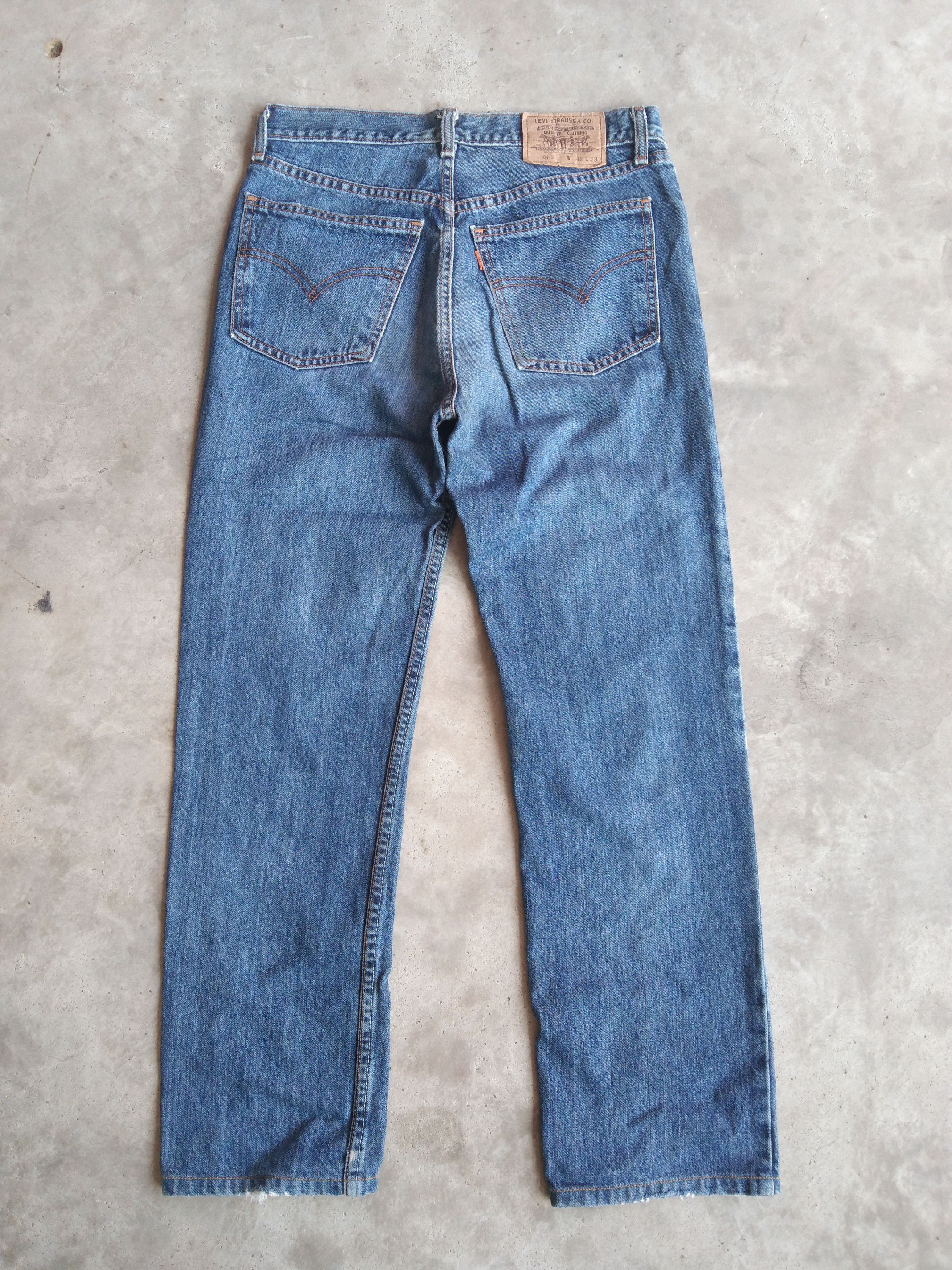 Levi's 🍊 Vintage Levi's 605 Orange Tab 30x28 Size US 30 / EU 46 - 2 Thumbnail