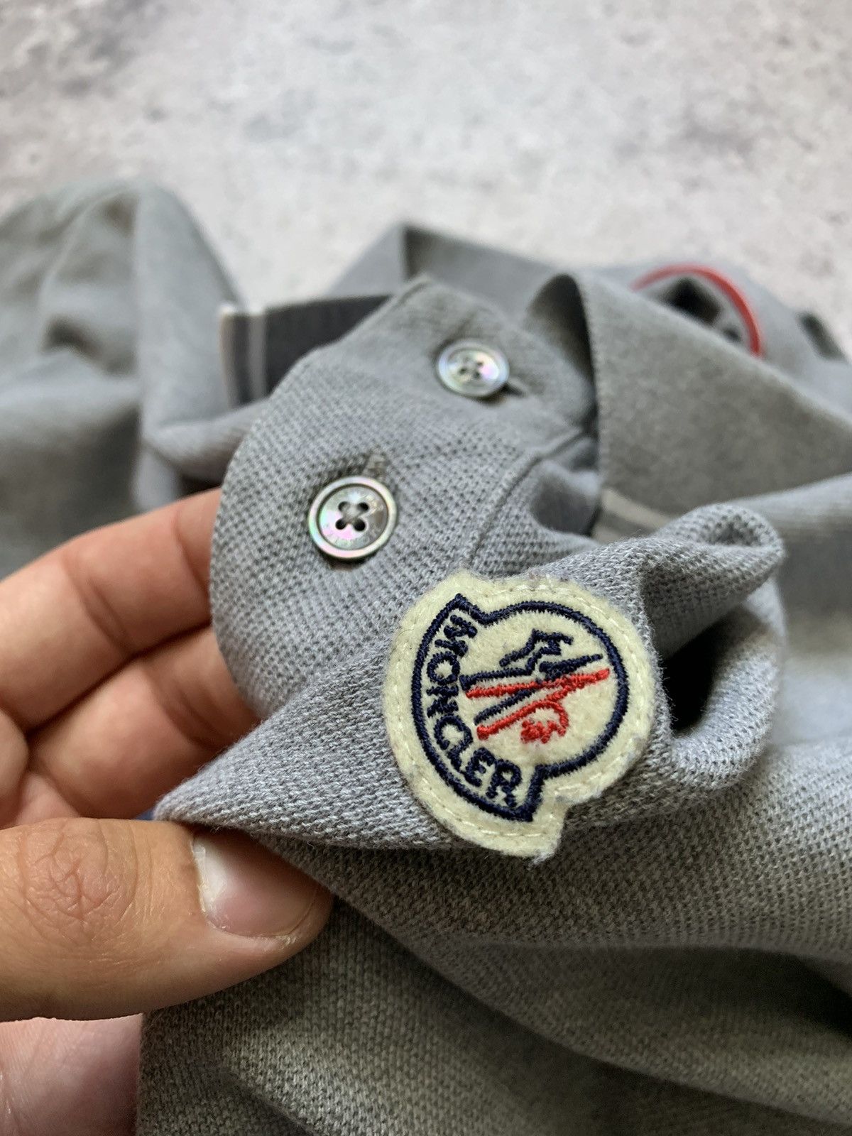 Moncler Moncler Maglia Polo Shirt Size US M / EU 48-50 / 2 - 7 Thumbnail