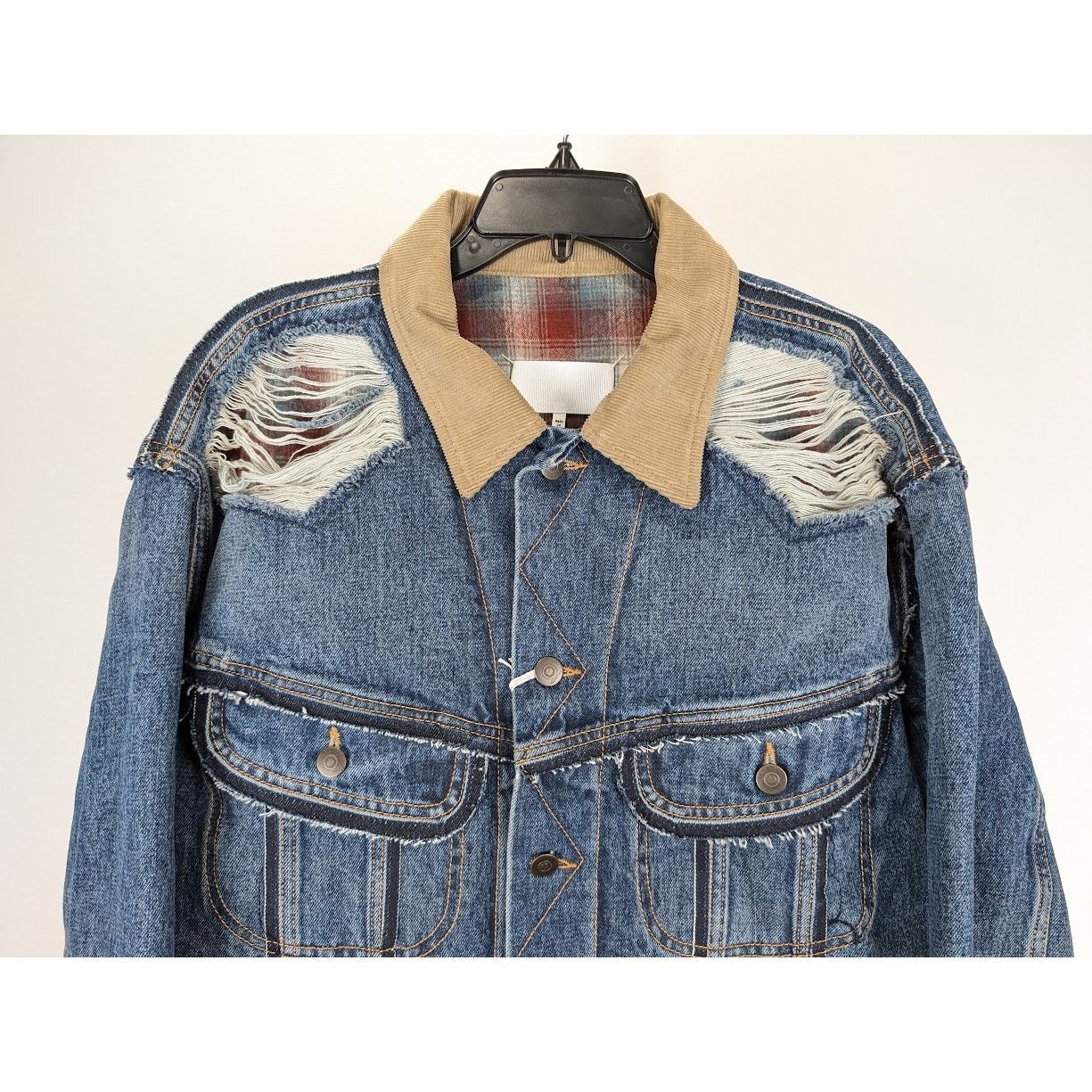 Maison Margiela o1rshd1 Denim Jacket in Blue Size US L / EU 52-54 / 3 - 3 Thumbnail
