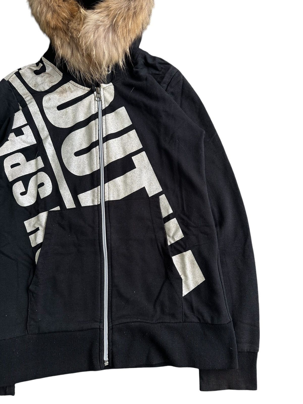 20471120 RAVISHING VIRGIN Zip FUR HOODIE IFSIXWASNINE LGB STYLE Size S / US 4 / IT 40 - 4 Thumbnail