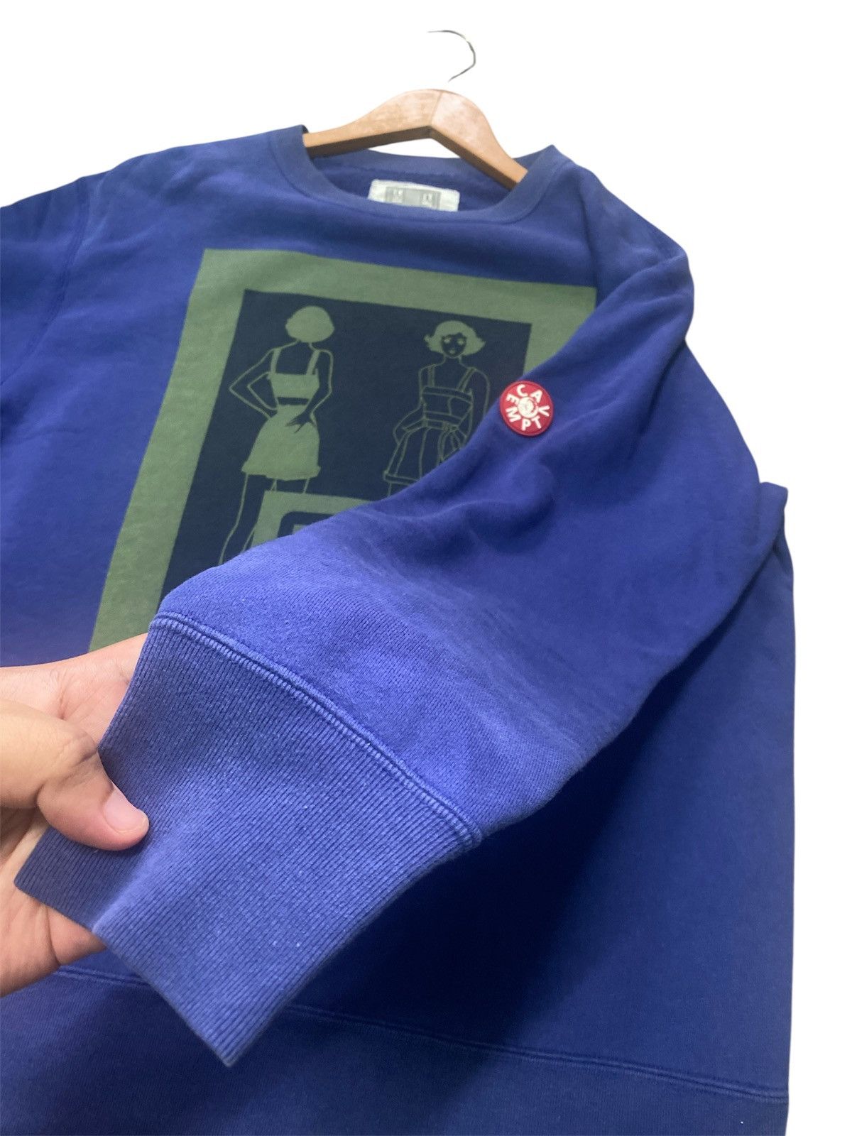 Cav Empt 💥RARE💥 VINTAGE CAV EMPT OTHER SIDE BLUE CREWNECT SWEATSHIRT💥 Size US L / EU 52-54 / 3 - 9 Thumbnail
