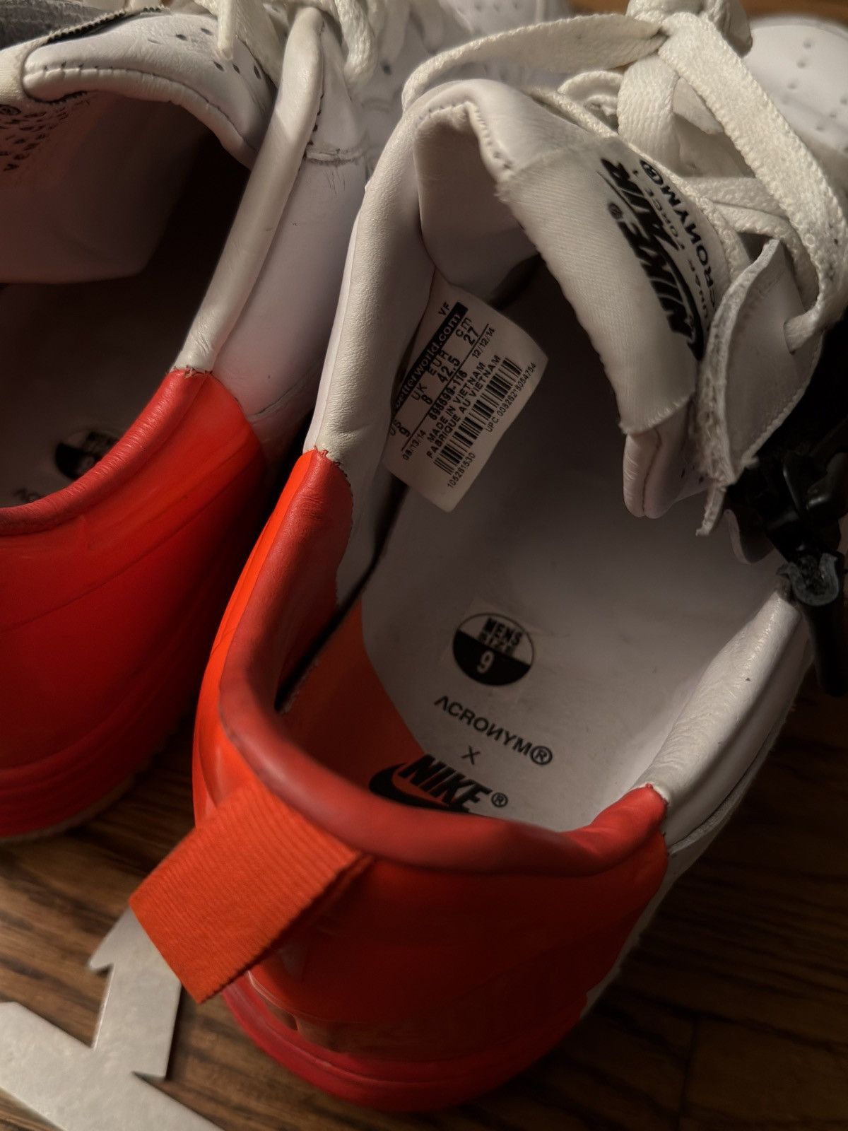 Acronym × Nike Acronym x Nike Crimson Lunar Force 1 Size US 9 / EU 42 - 7 Thumbnail