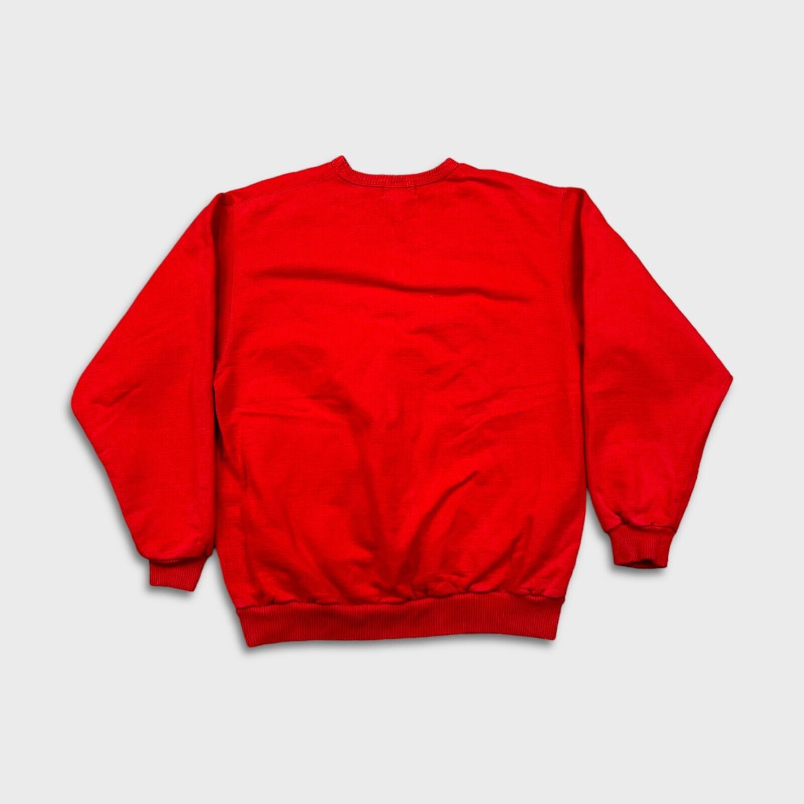 Vintage Vintage Blank Sweatshirt Medium Red Pullover Crewneck 90s Size US M / EU 48-50 / 2 - 4 Thumbnail