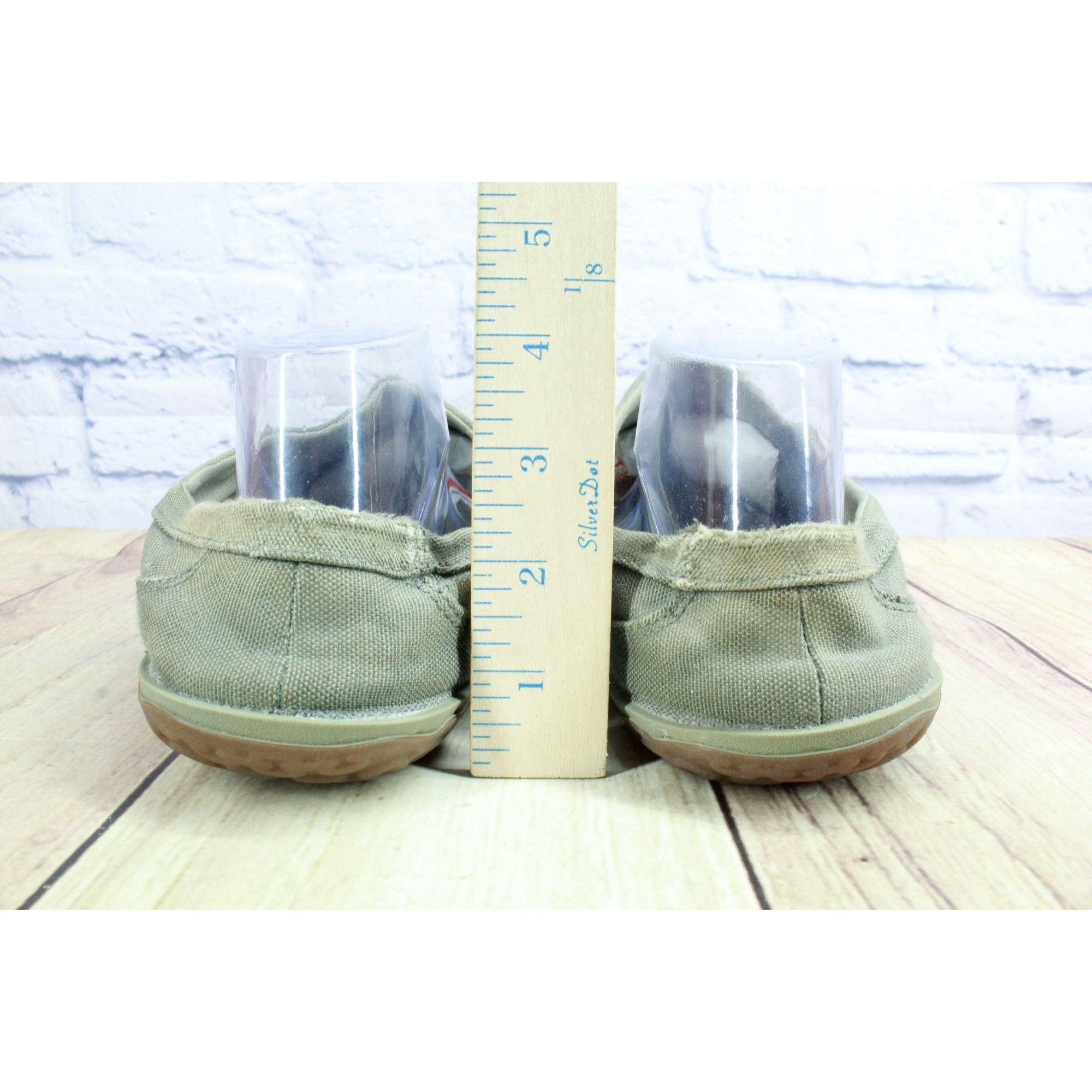L.L. Bean LL Bean Gray Canvas Non Slip Slipper Scuffs Size US 14 / EU 47 - 6 Thumbnail