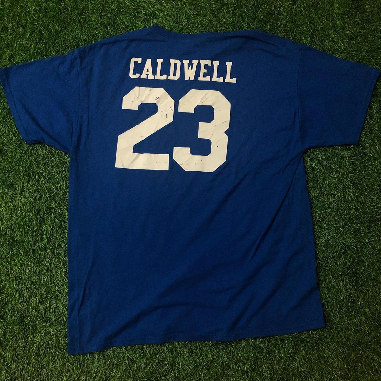 Jerzees Men’s Blue 2017 Canal All-Stars Baseball Graphic Number Tee Size US XL / EU 56 / 4 - 2 Thumbnail